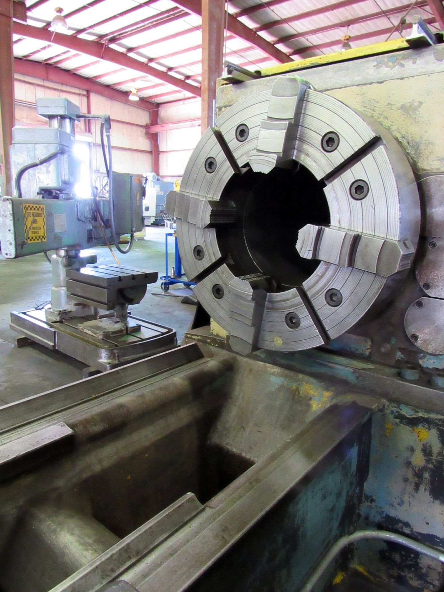 32" X 118" KURAKI MODEL LC-403 30 HOLLOW SPINDLE LATHE WITH 12.5" SPINDLE BORE - Image 12 of 19