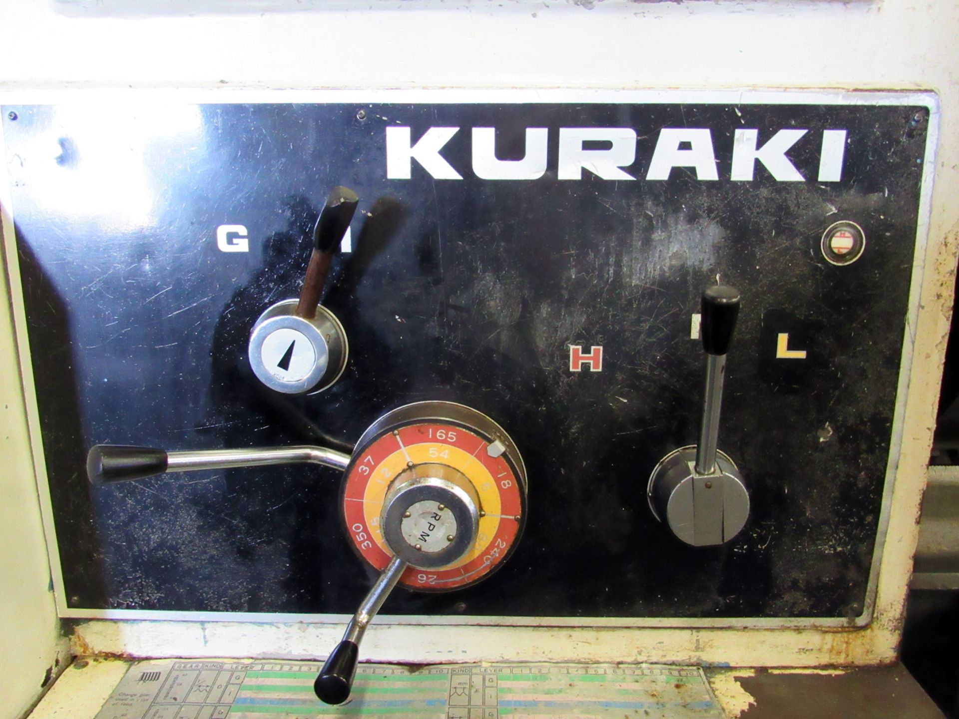 32" X 118" KURAKI MODEL LC-403 30 HOLLOW SPINDLE LATHE WITH 12.5" SPINDLE BORE - Image 14 of 19