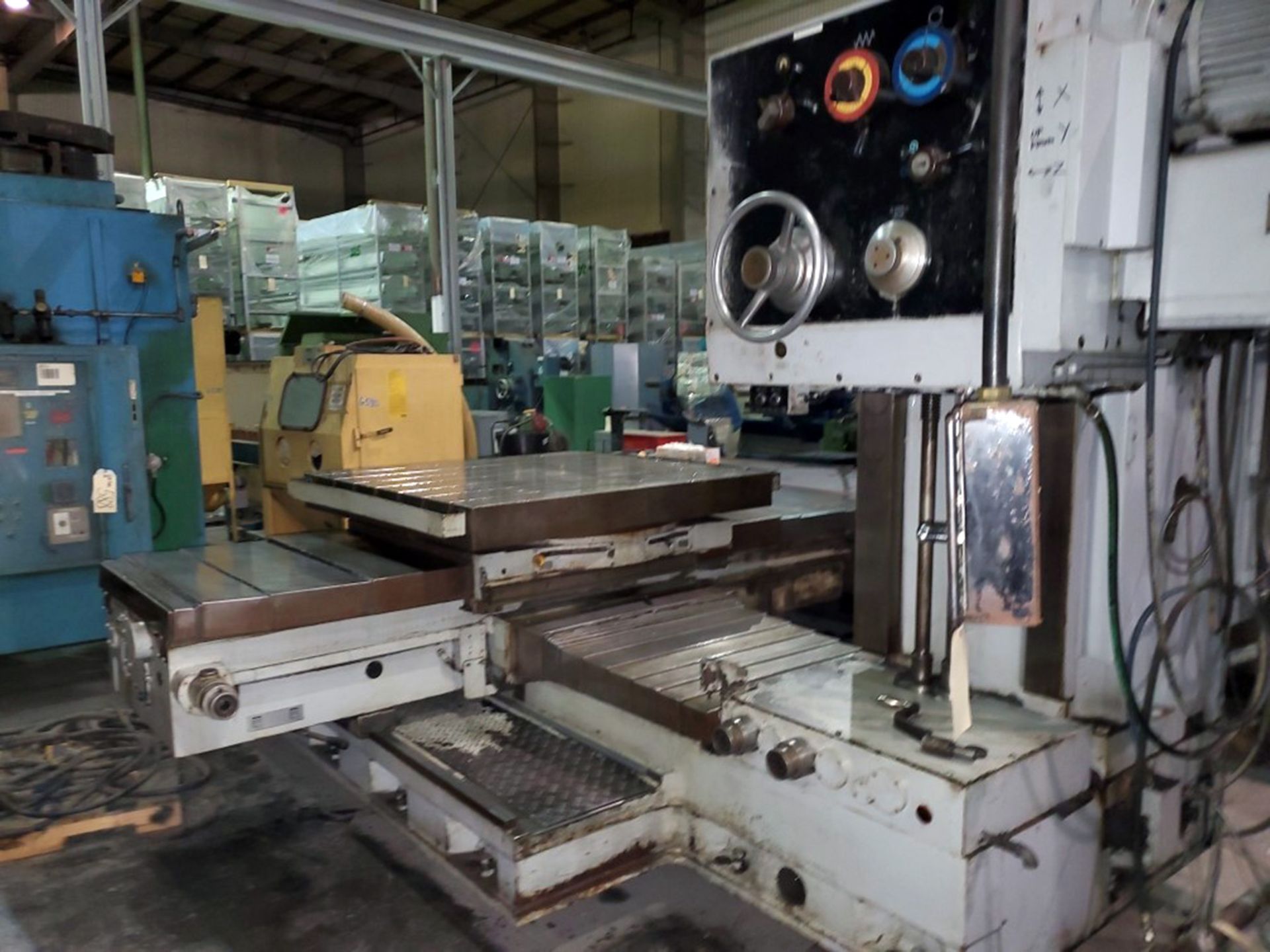 4" KURAKI MODEL 1101P TABLE TYPE HORIZONTAL BORING MILL