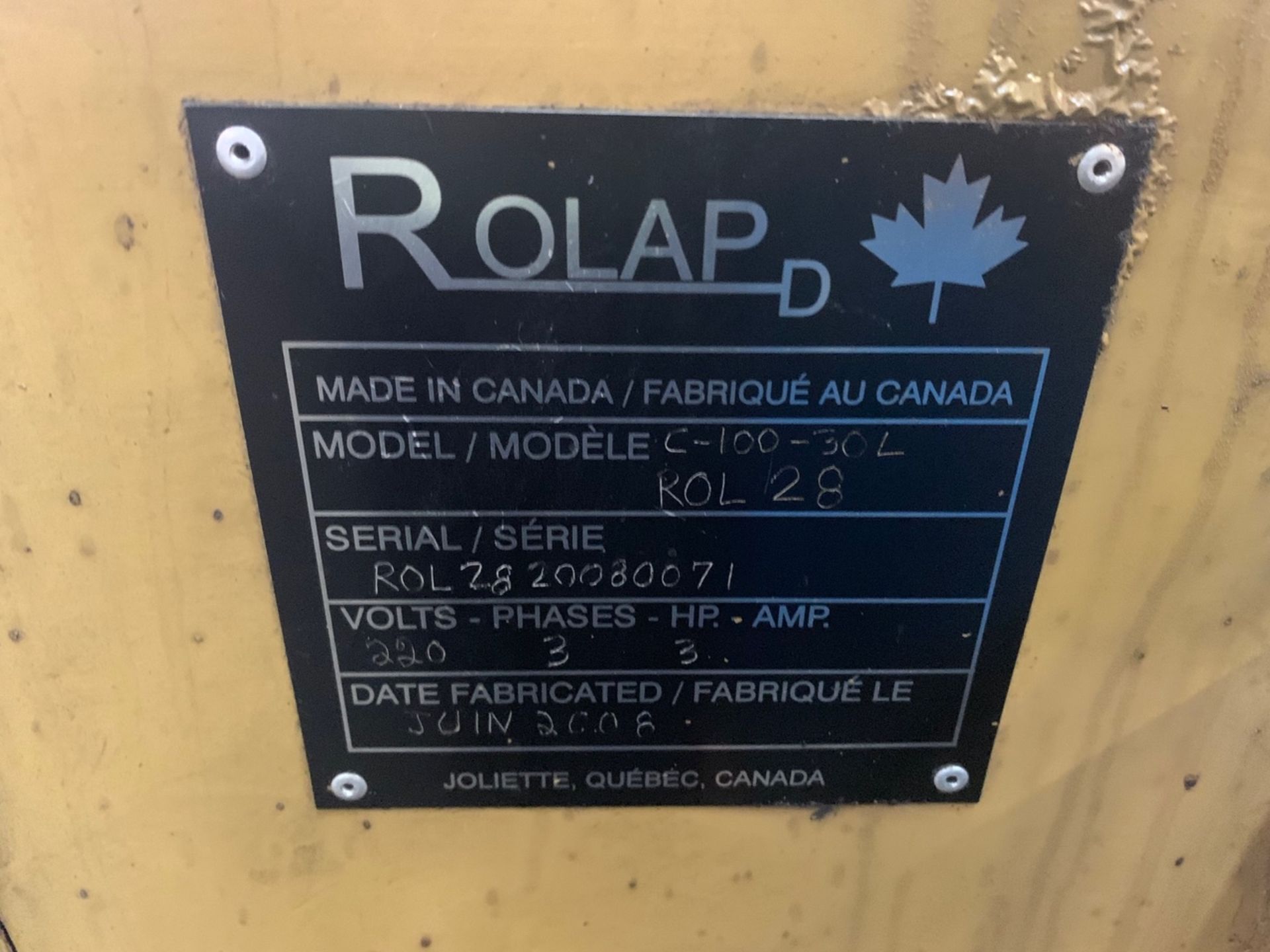 28" ROLAP LAPPING MACHINE - Image 5 of 5