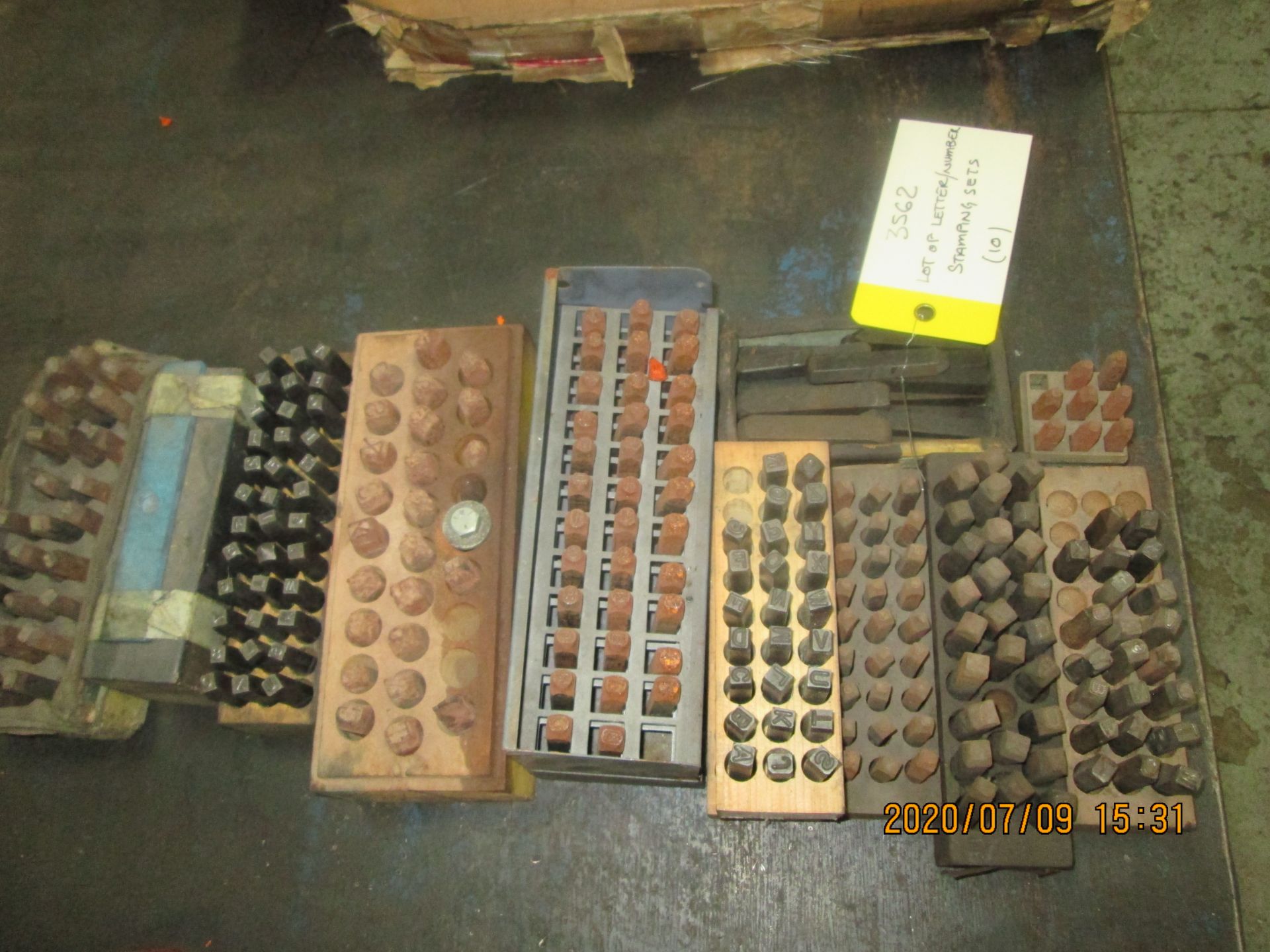 Lot: Sets of Steel Stamping Letters/Numbers