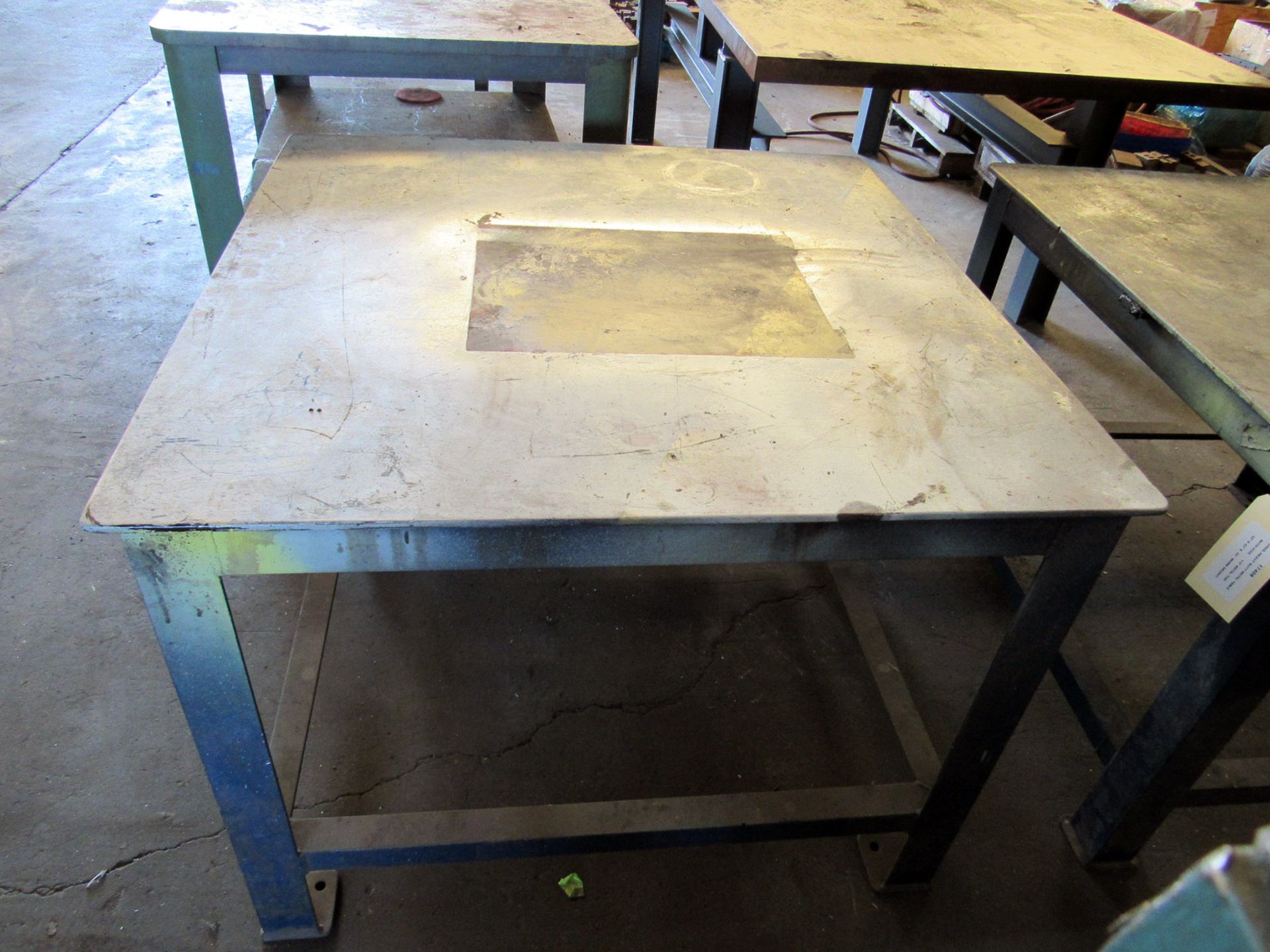 42" X 42" Heavy Duty Metal Table - Image 4 of 4