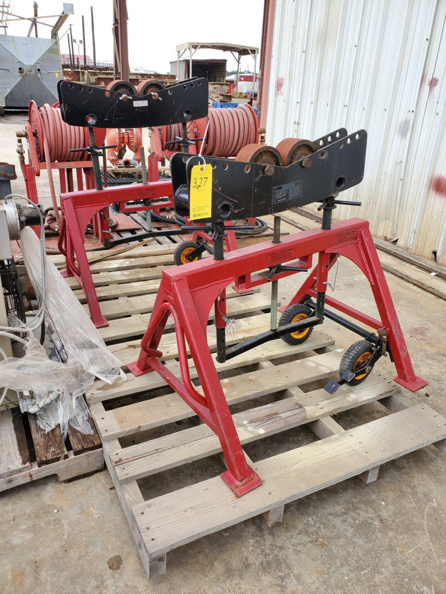 Javelin PR236 Pipe Roller Saw Horse Stand 2"-36" Pipe Range