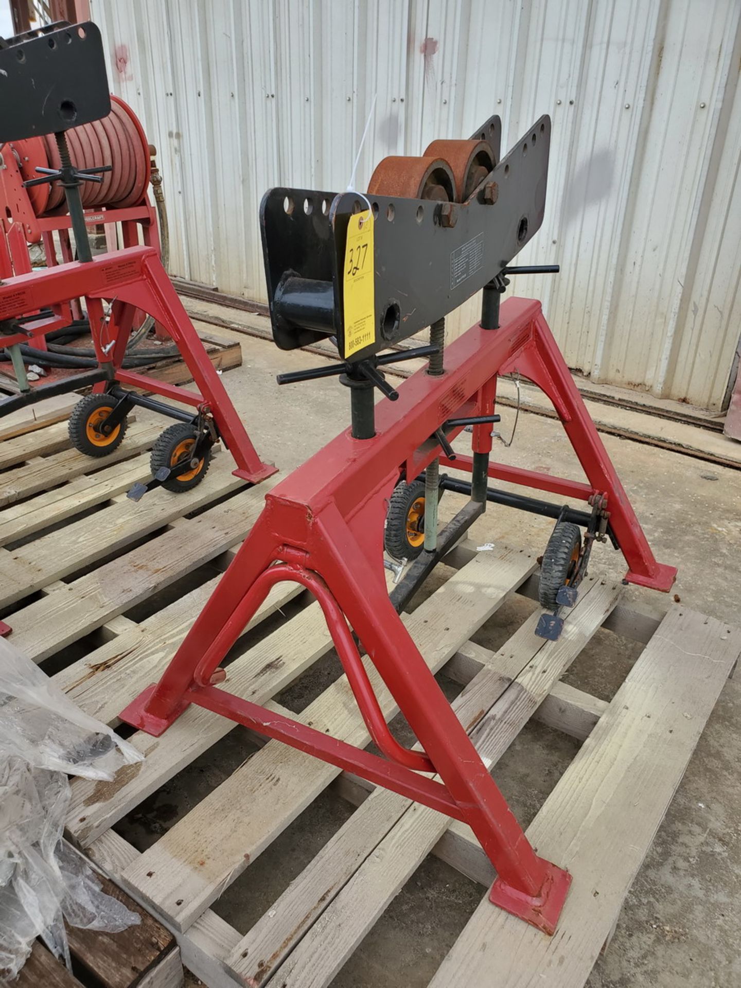 Javelin PR236 Pipe Roller Saw Horse Stand 2"-36" Pipe Range - Image 3 of 5