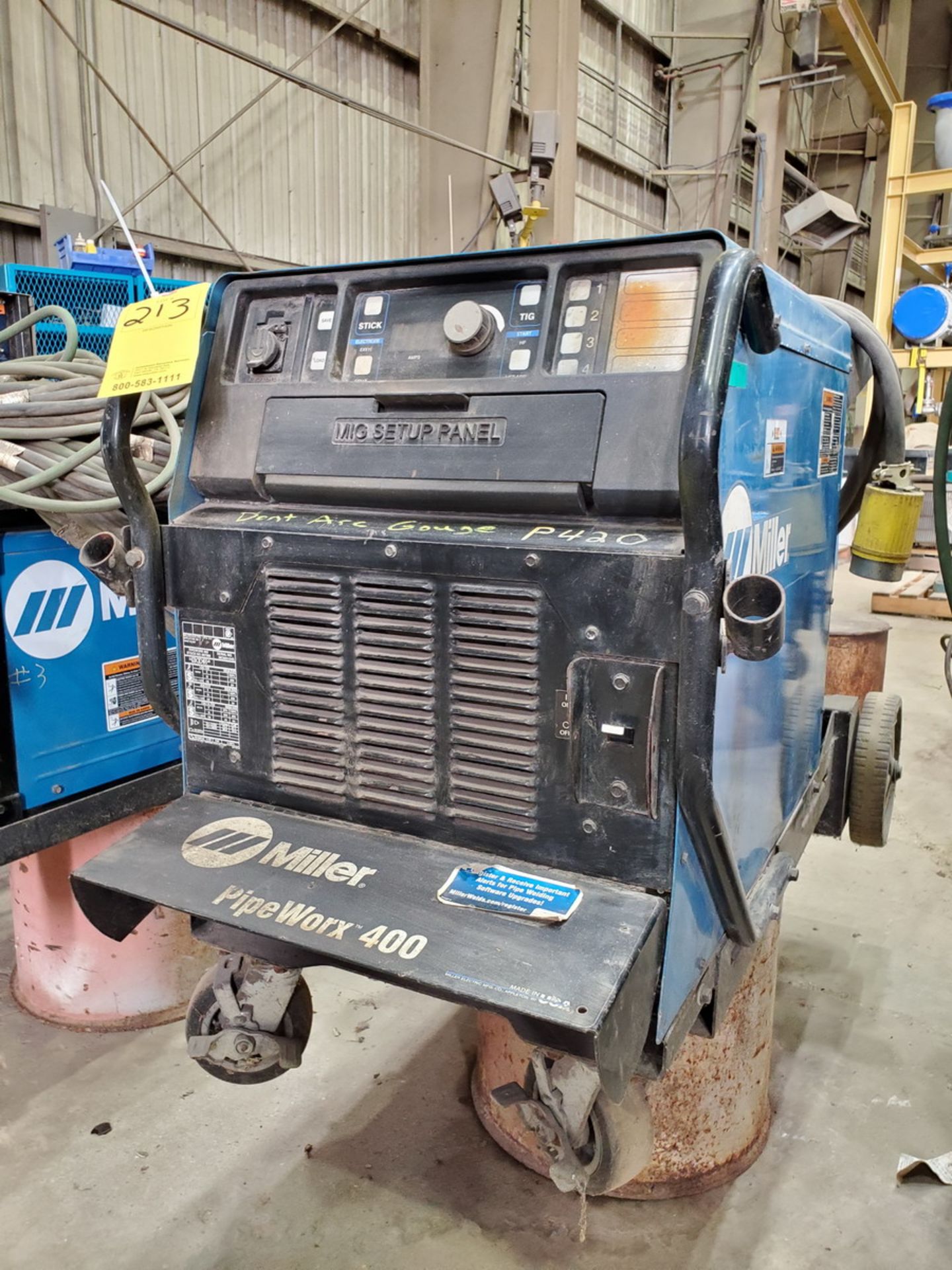 Miller Pipeworx 400 Multiprocessing Welder 350/565A, 230/460V, 50/60HZ, 3PH - Image 3 of 6