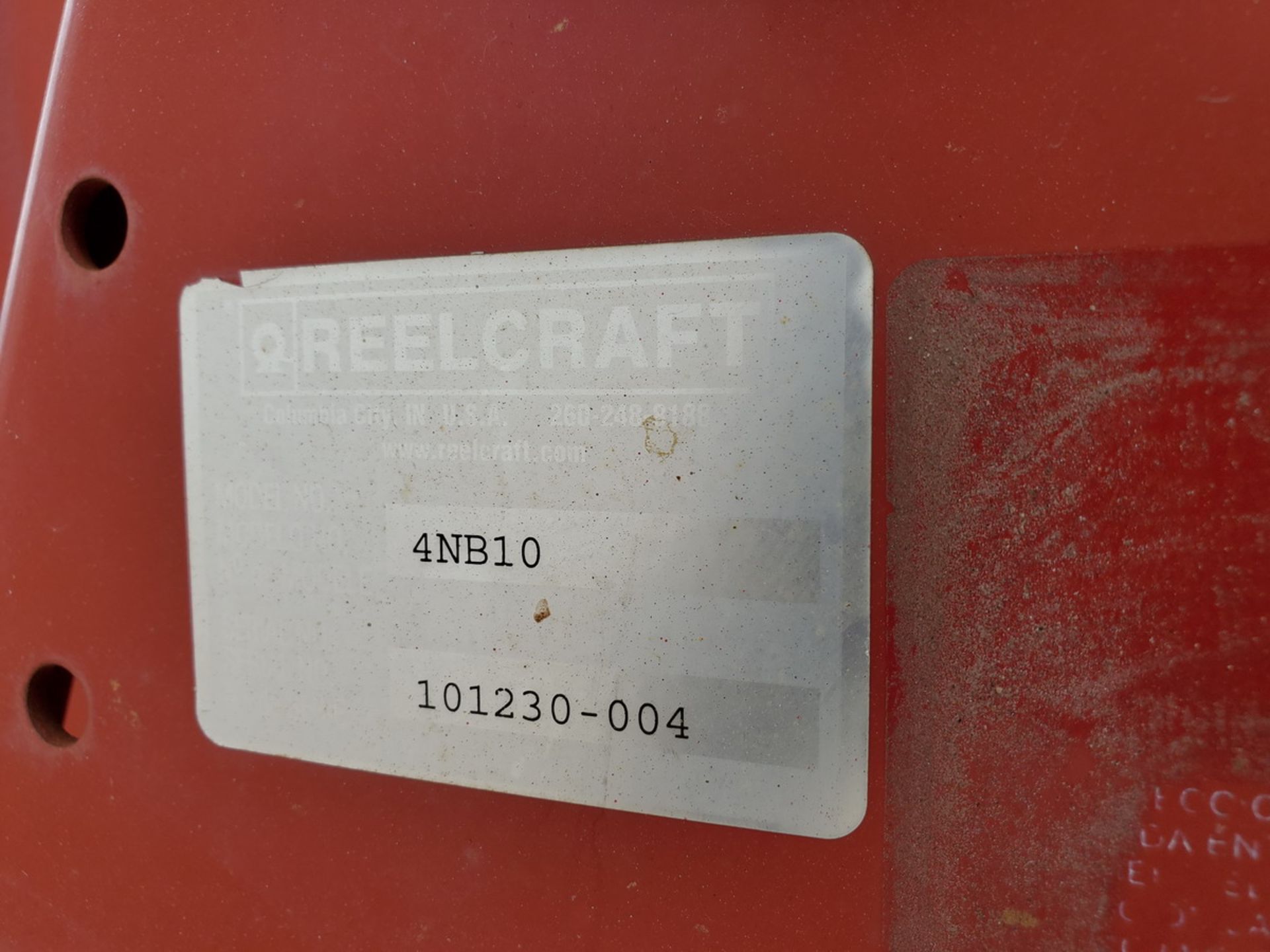 Reelcraft 100' Hand Crank Hose Reel 1" dia (Hose Size) - Image 3 of 3