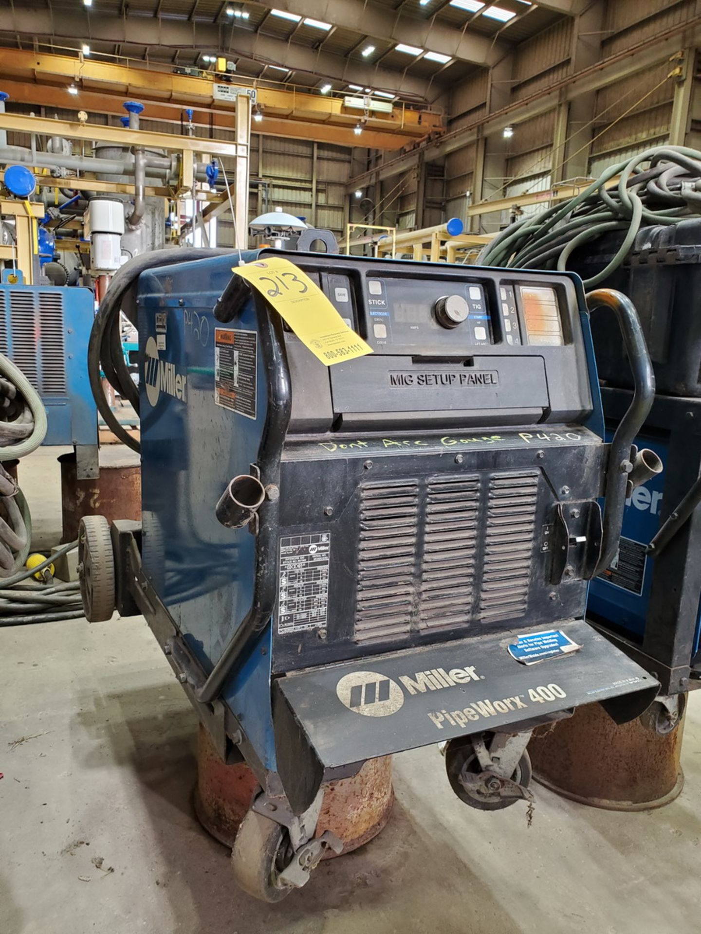 Miller Pipeworx 400 Multiprocessing Welder 350/565A, 230/460V, 50/60HZ, 3PH - Image 2 of 6