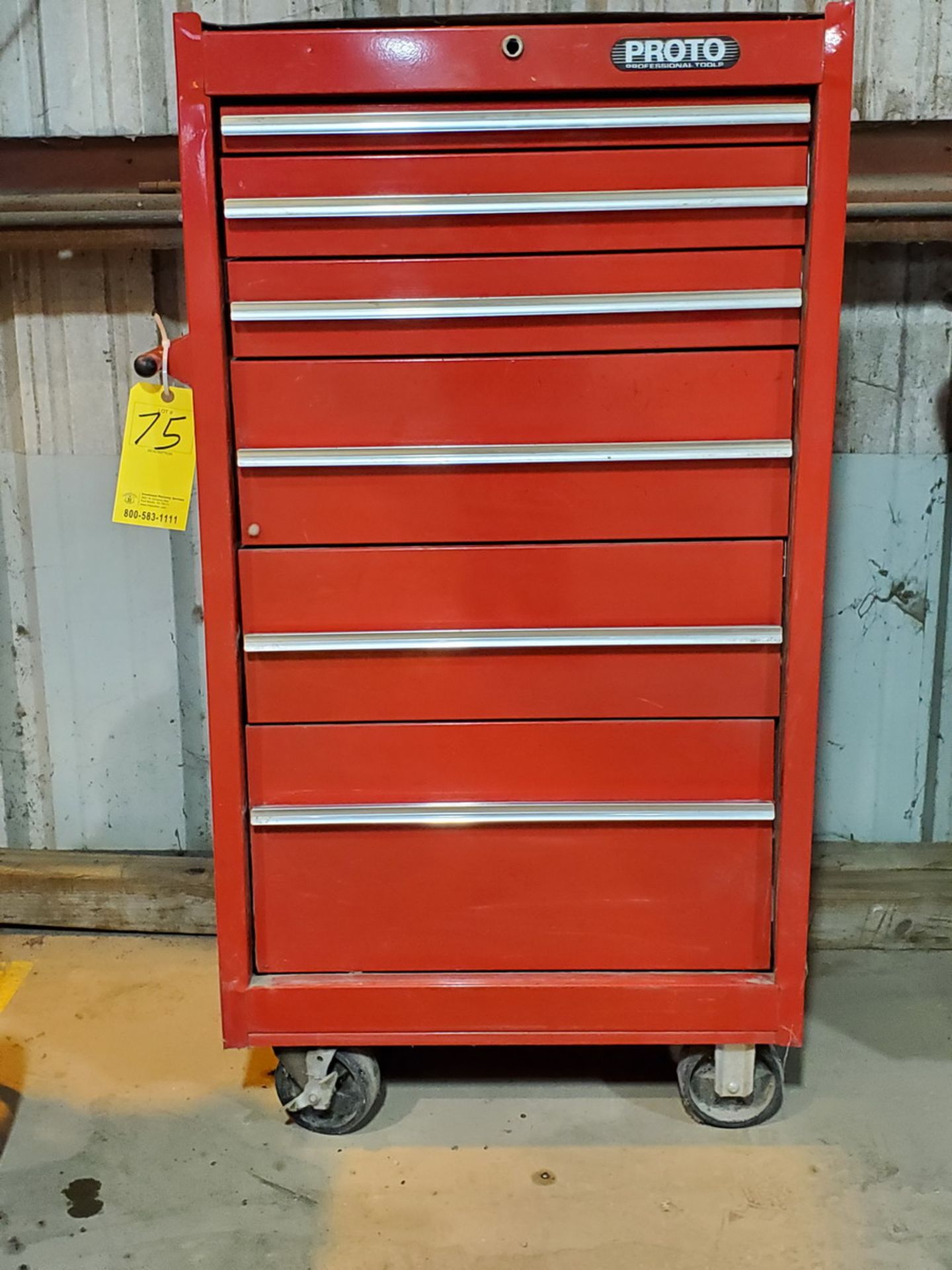 Proto 6-Drawer Rolling Tool Cabinet To Include But Not Limited To: Wrenches, Clamps, Tape Measures,