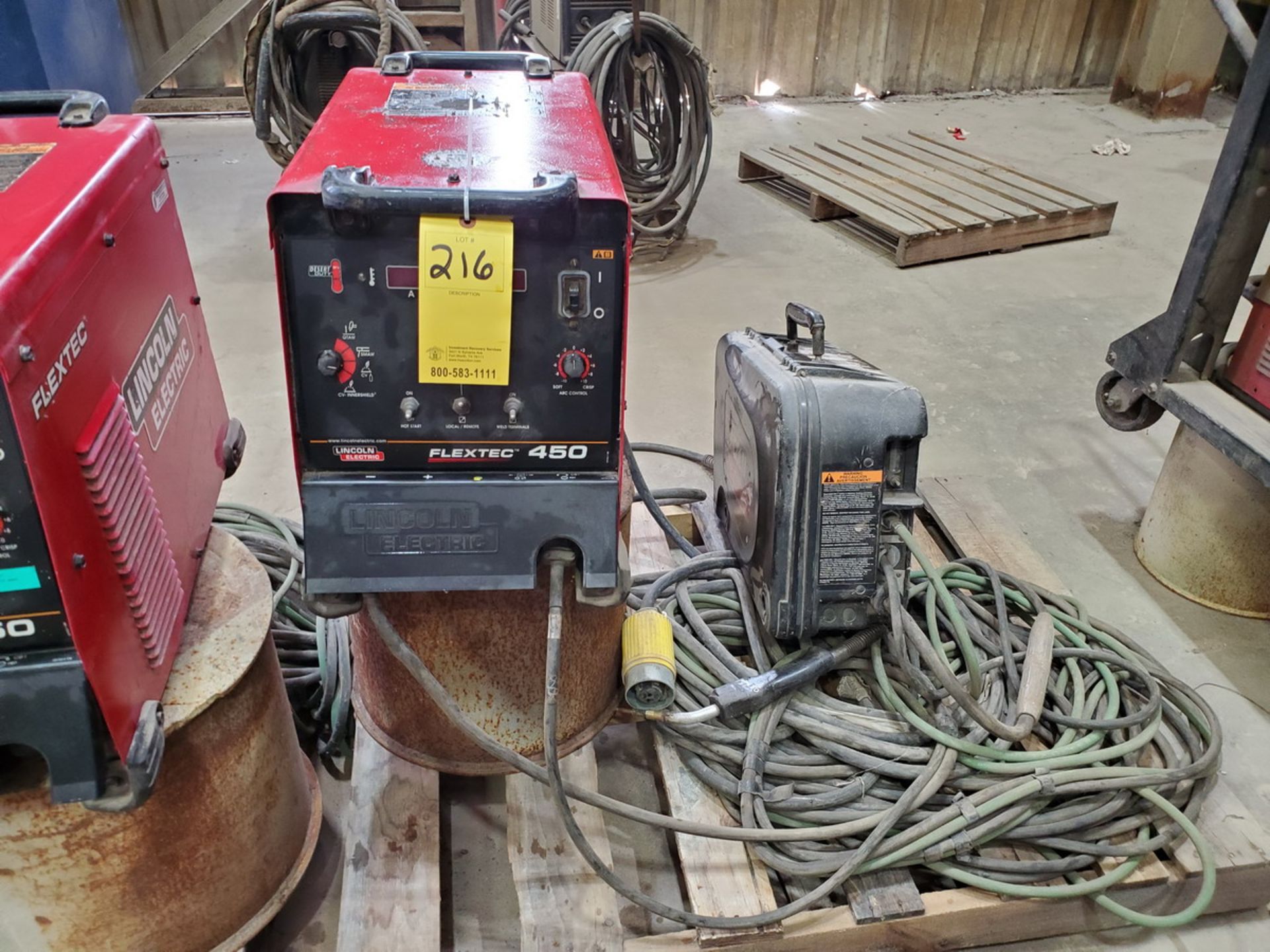 Lincoln Electric Flextec 450 Multiprocessing Welder 500A, 380/575V, 50/60HZ, 3PH; W/ Lincoln Ele