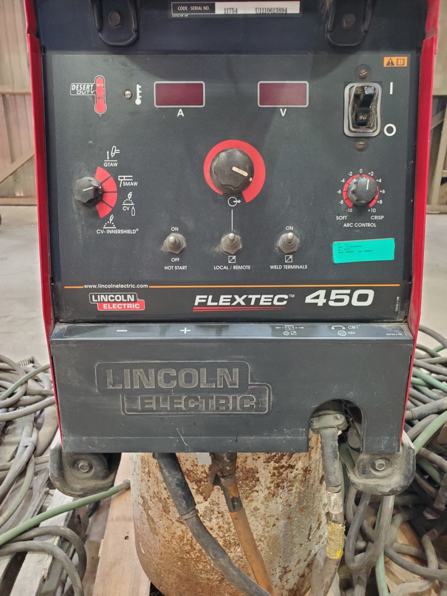Lincoln Electric Flextec 450 Multiprocessing Welder 500A, 380/575V, 50/60HZ, 3PH - Image 3 of 4