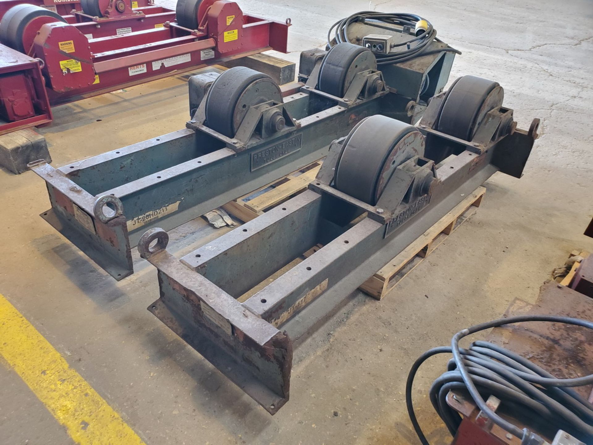 2003 Preston-Eastin TDRA-20-HD Welding Turn Roll 10 Ton Cap. , 10.6/5.3/4.2A, 230/460/575V, 60HZ, - Image 4 of 8