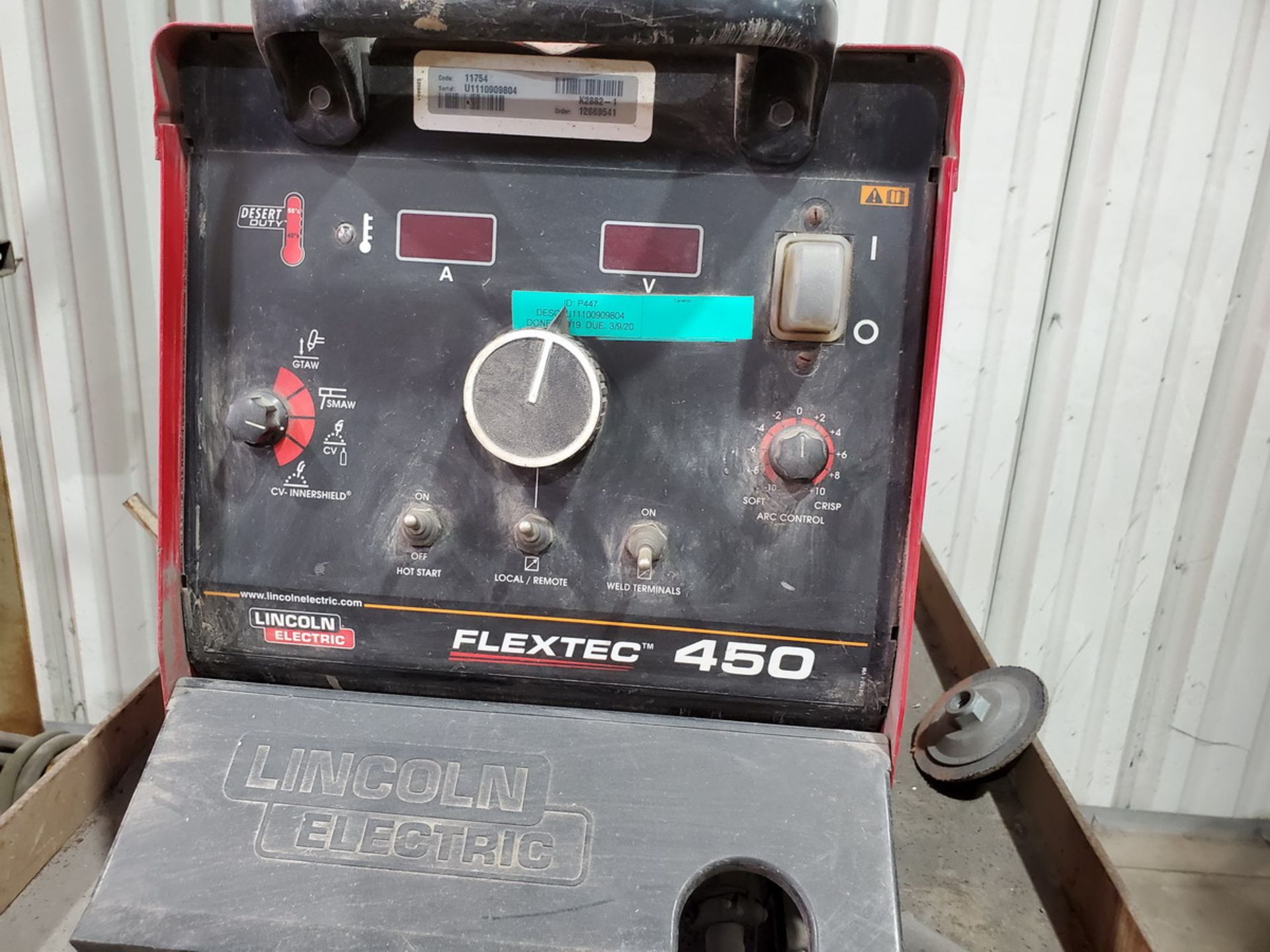 Lincoln Electric Flextec 450 Multiprocessing Welder 500A, 380/575V, 50/60HZ, 3PH; W/ Lincoln Ele - Image 4 of 7