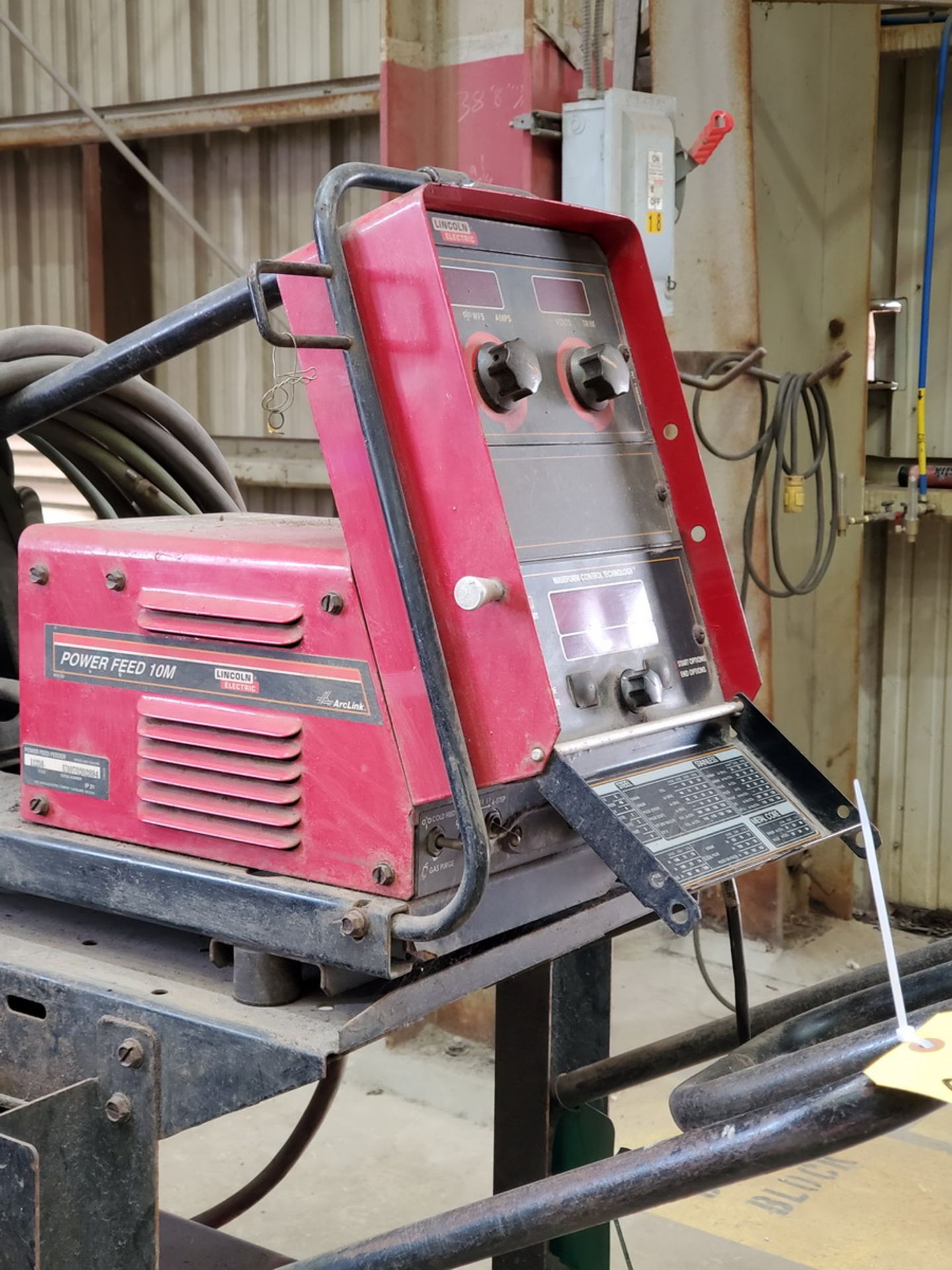Lincoln Electric Powerwave 355M Multiprocessing Welder 350A, 200-575V, 50/60HZ, 3PH; W/ Lincoln - Image 7 of 8