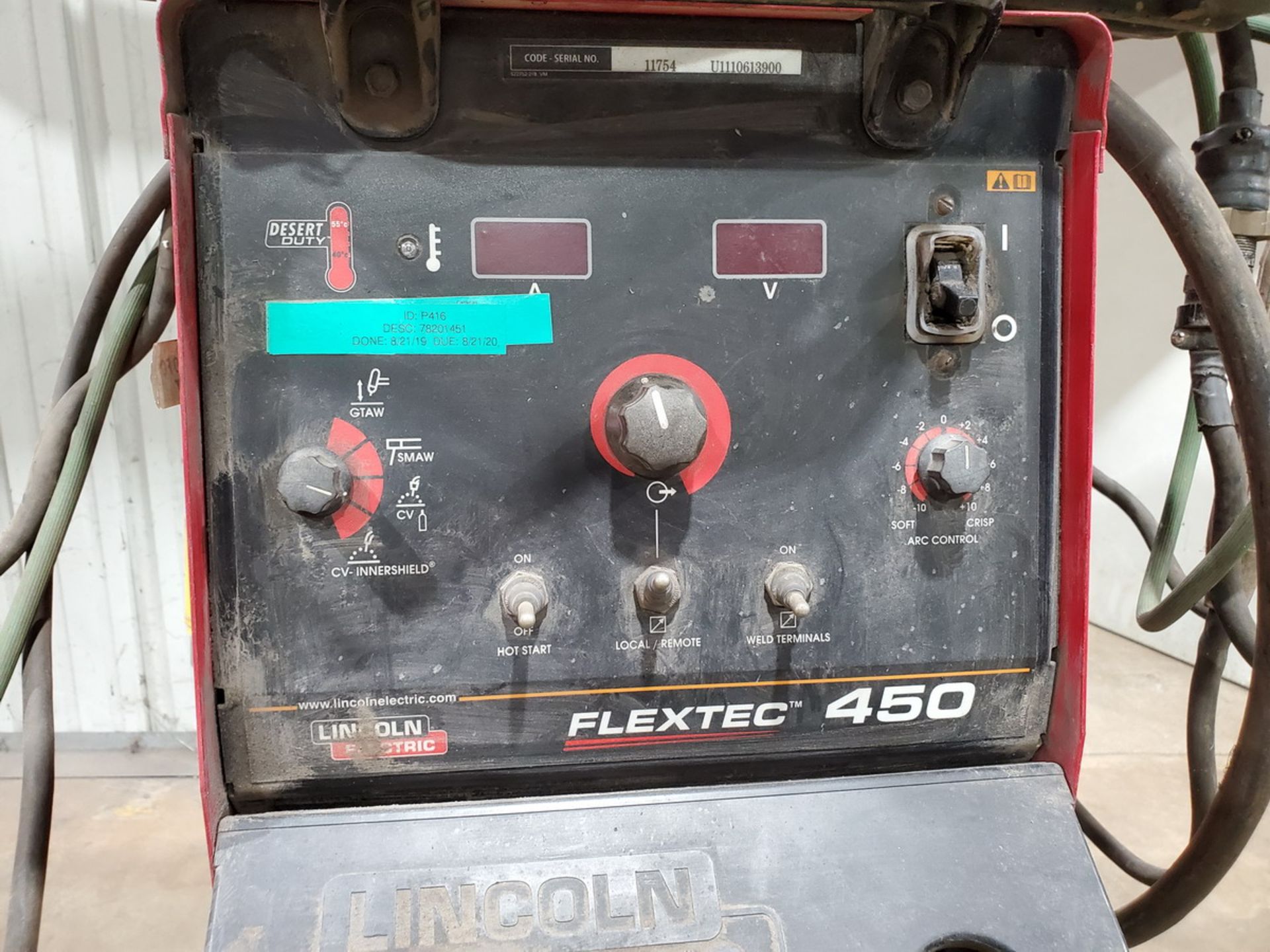 Lincoln Electric Flextec 450 Multiprocessing Welder 500A, 380/575V, 50/60HZ, 3PH; W/ Lincoln Ele - Image 4 of 6