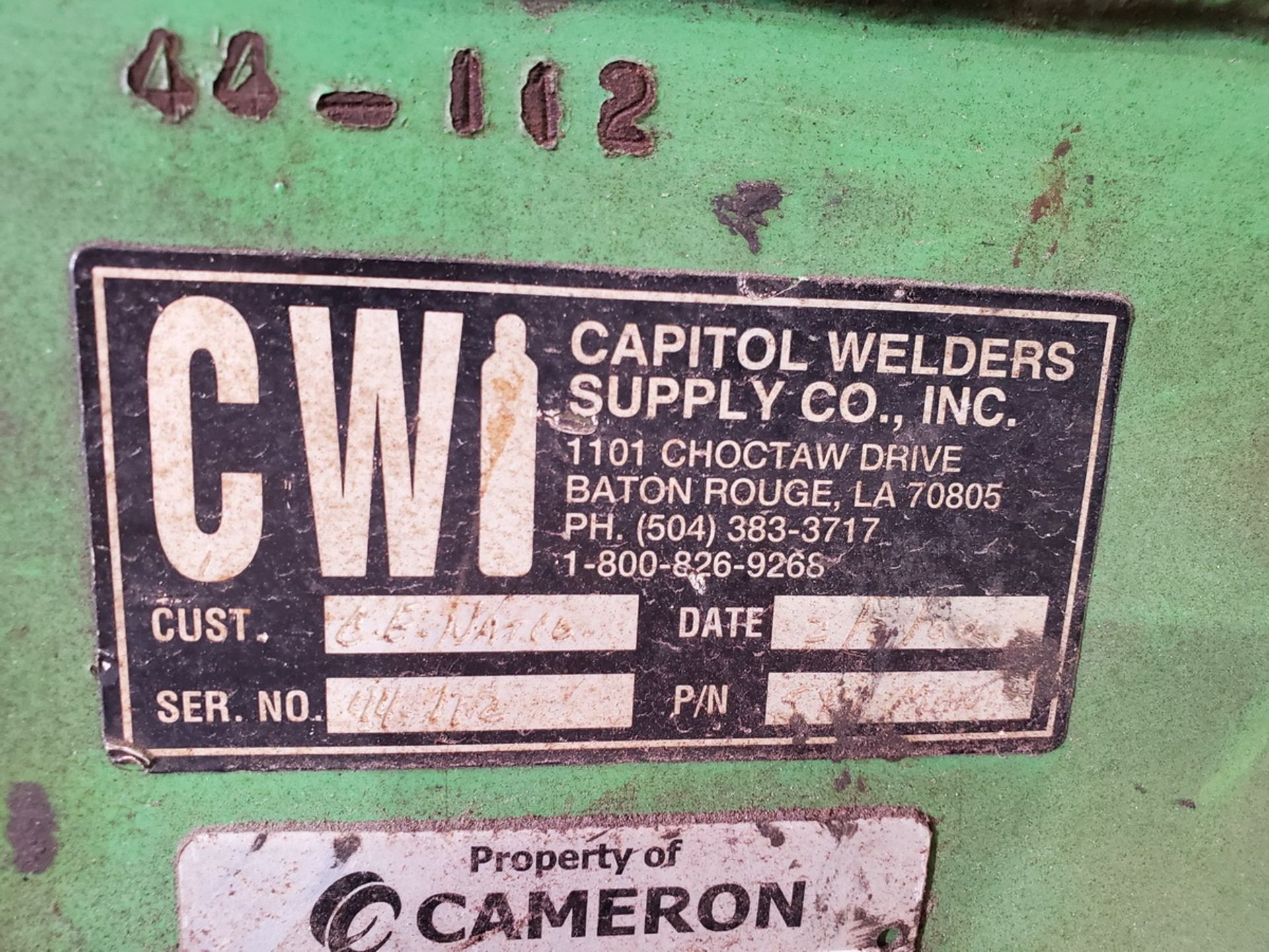 CWI Subarc Manipulator W/ Miller Deltaweld 650 Welder, 230/460V, 118/59A, 3PH, 60HZ; W/ Lincoln - Image 10 of 10