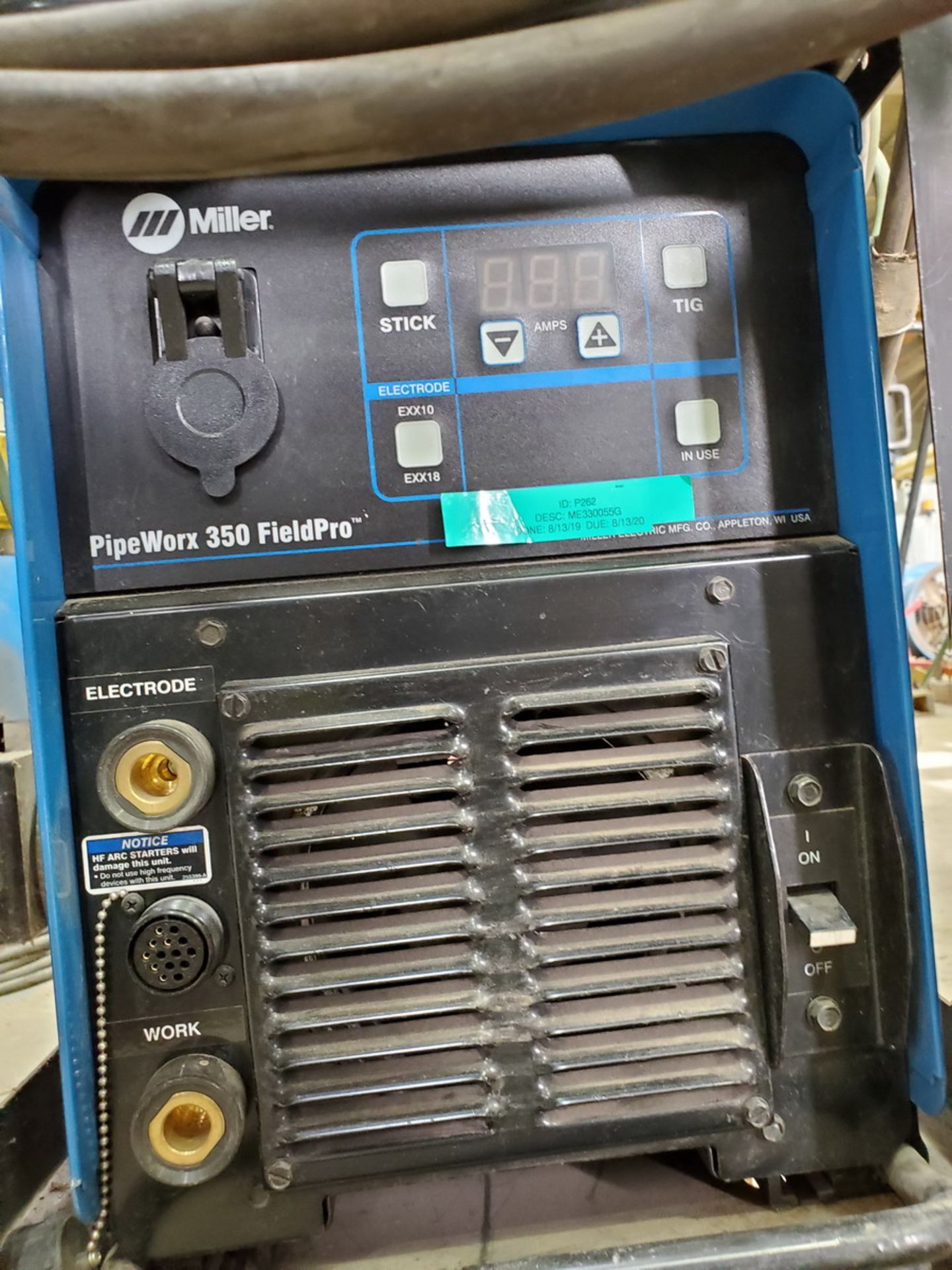 Miller Pipeworx 350 FieldPro Multiprocessing Welder 350A, 230/575V, 50/60HZ, 3PH; W/ Fieldpro - Image 4 of 8