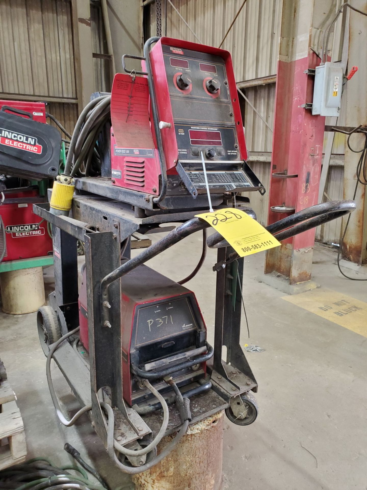 Lincoln Electric Powerwave 355M Multiprocessing Welder 350A, 200-575V, 50/60HZ, 3PH; W/ Lincoln