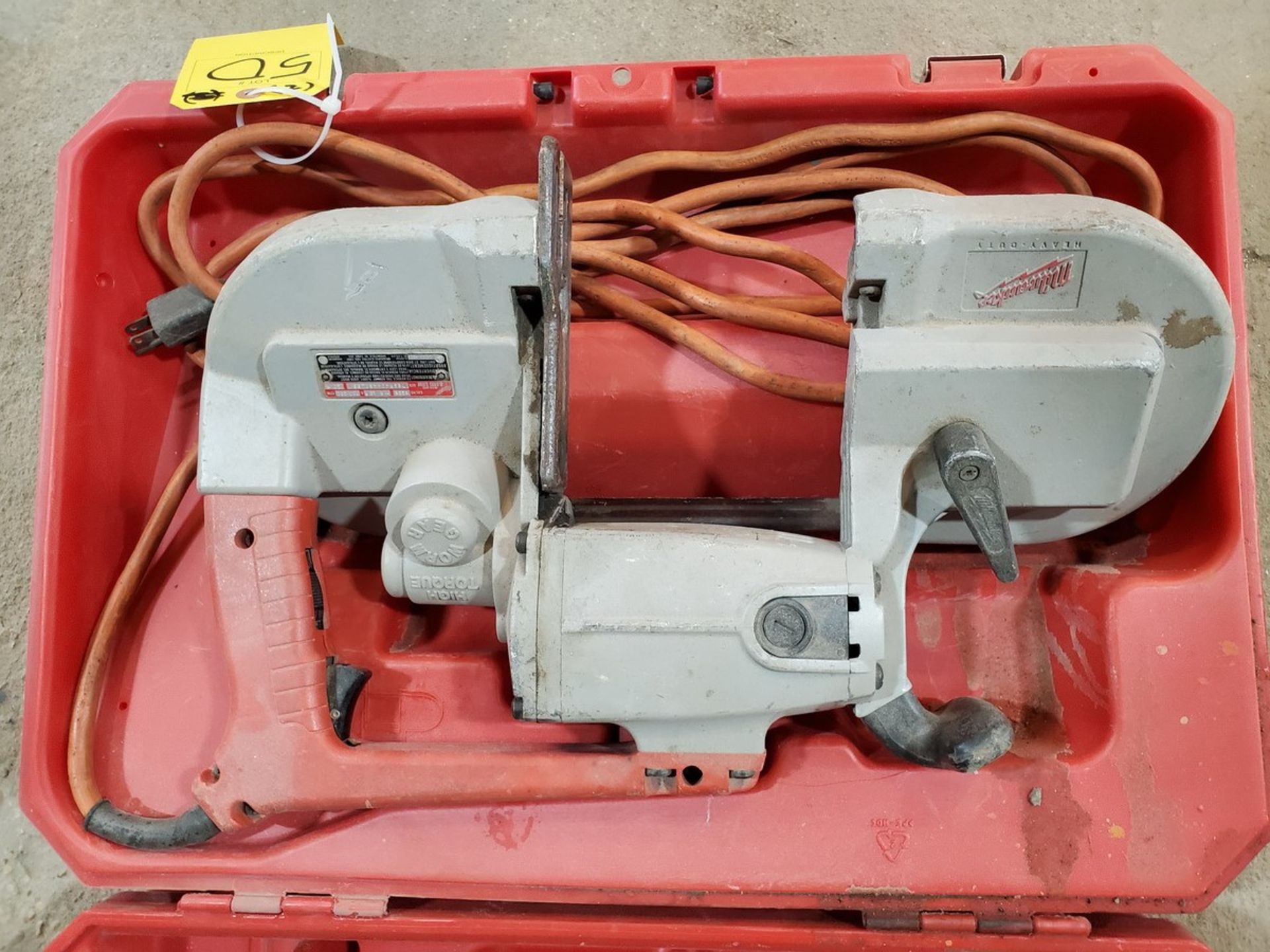 Milwaukee (2) Band Saws 6/5A, 120V, 350/250 FPM & 5.5/10A, 120V, 320/420 FPM - Image 2 of 3