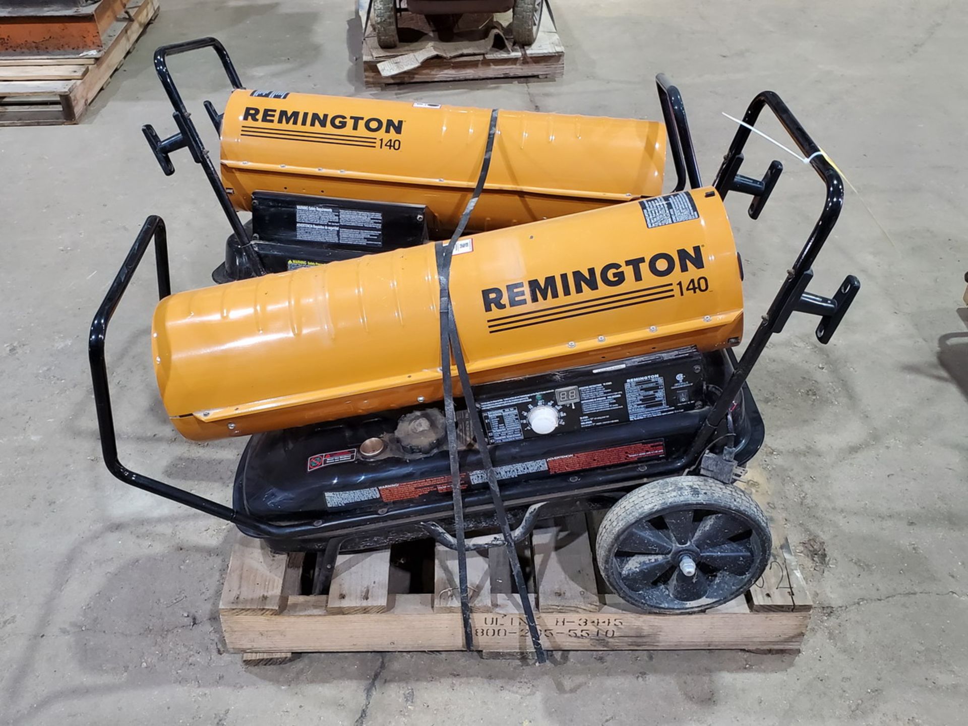 Remington 140 (2) Portable Kerosene Heaters 140,000 BTU, 1PH