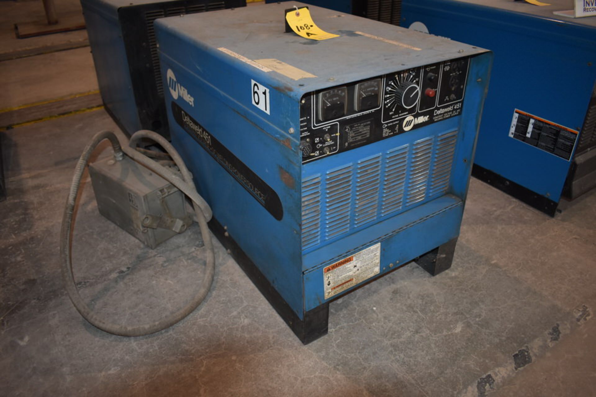 (2) MILLER DELTAWELD 451 ARK WELDER