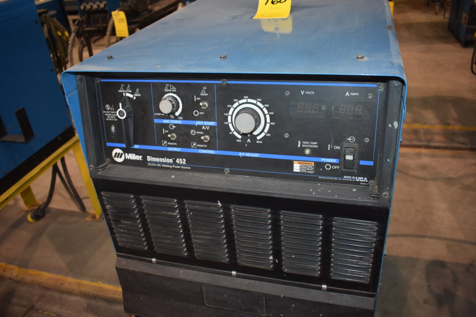 MILLER DIMENSION 452 CC-CV-DC WELDING POWER SOURCE - Image 2 of 3