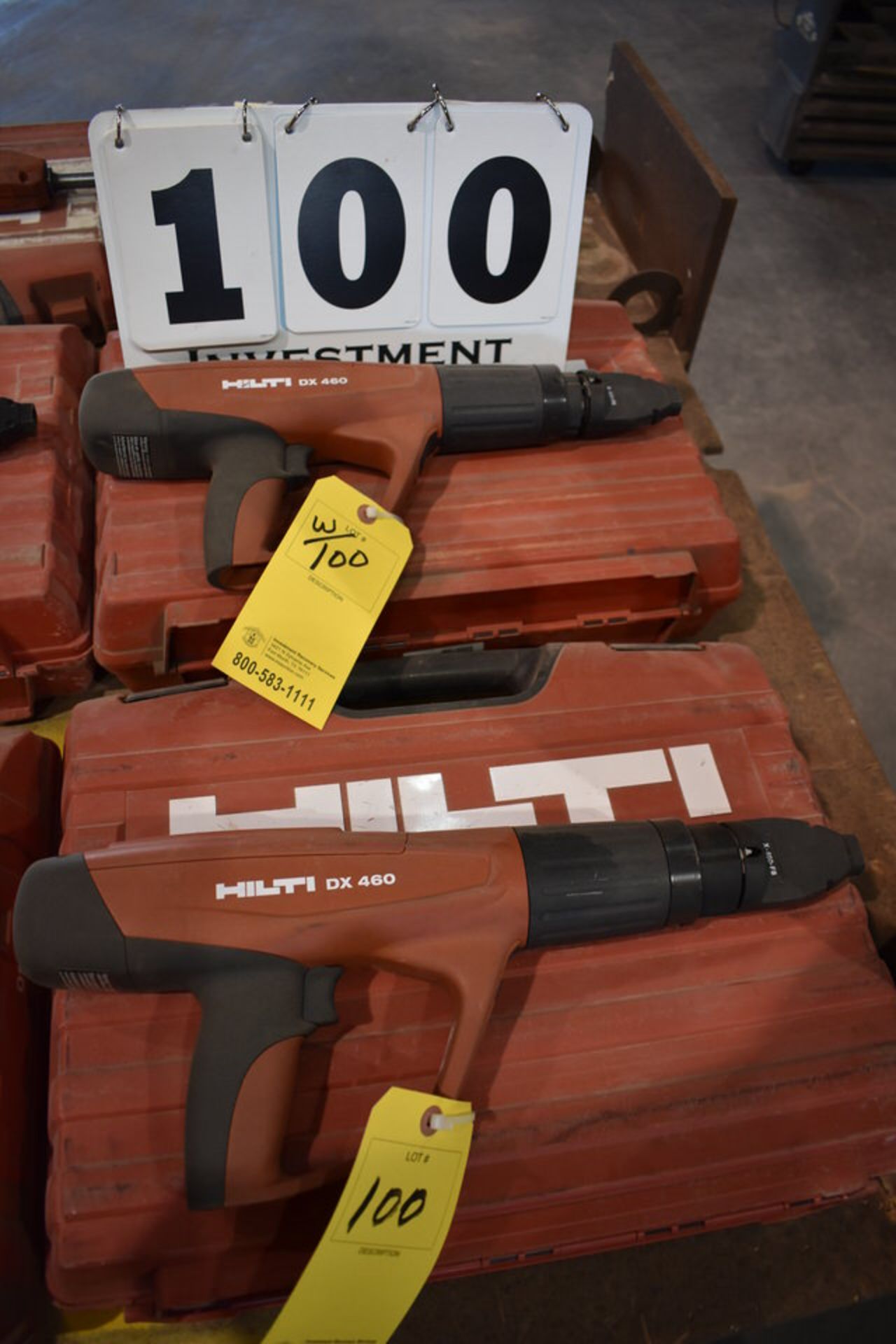 (2) HILTI DX460 SHOT GUNS