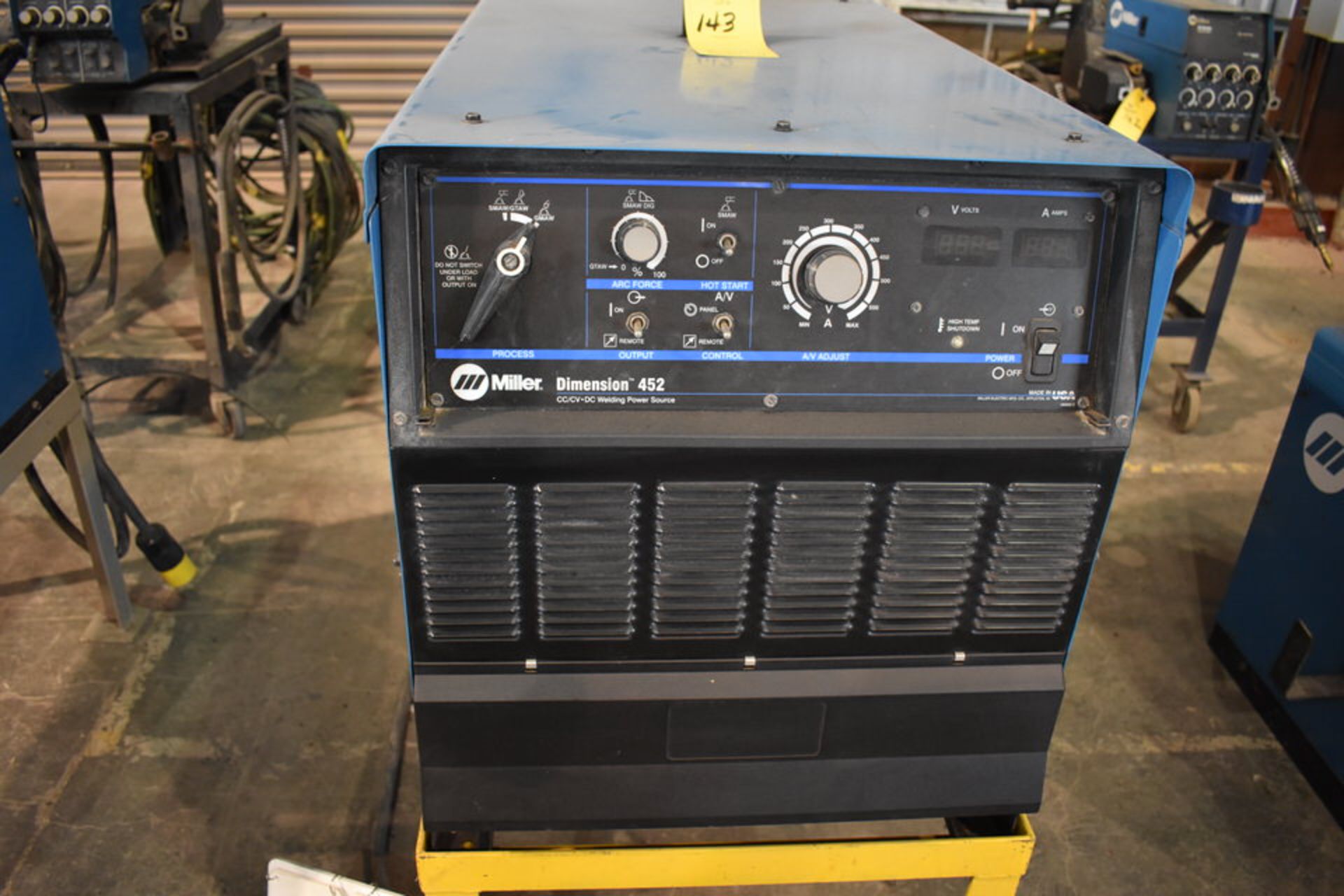 MILLER DIMENSION 452 CC-CV-DC WELDING POWER SOURCE - Image 3 of 3