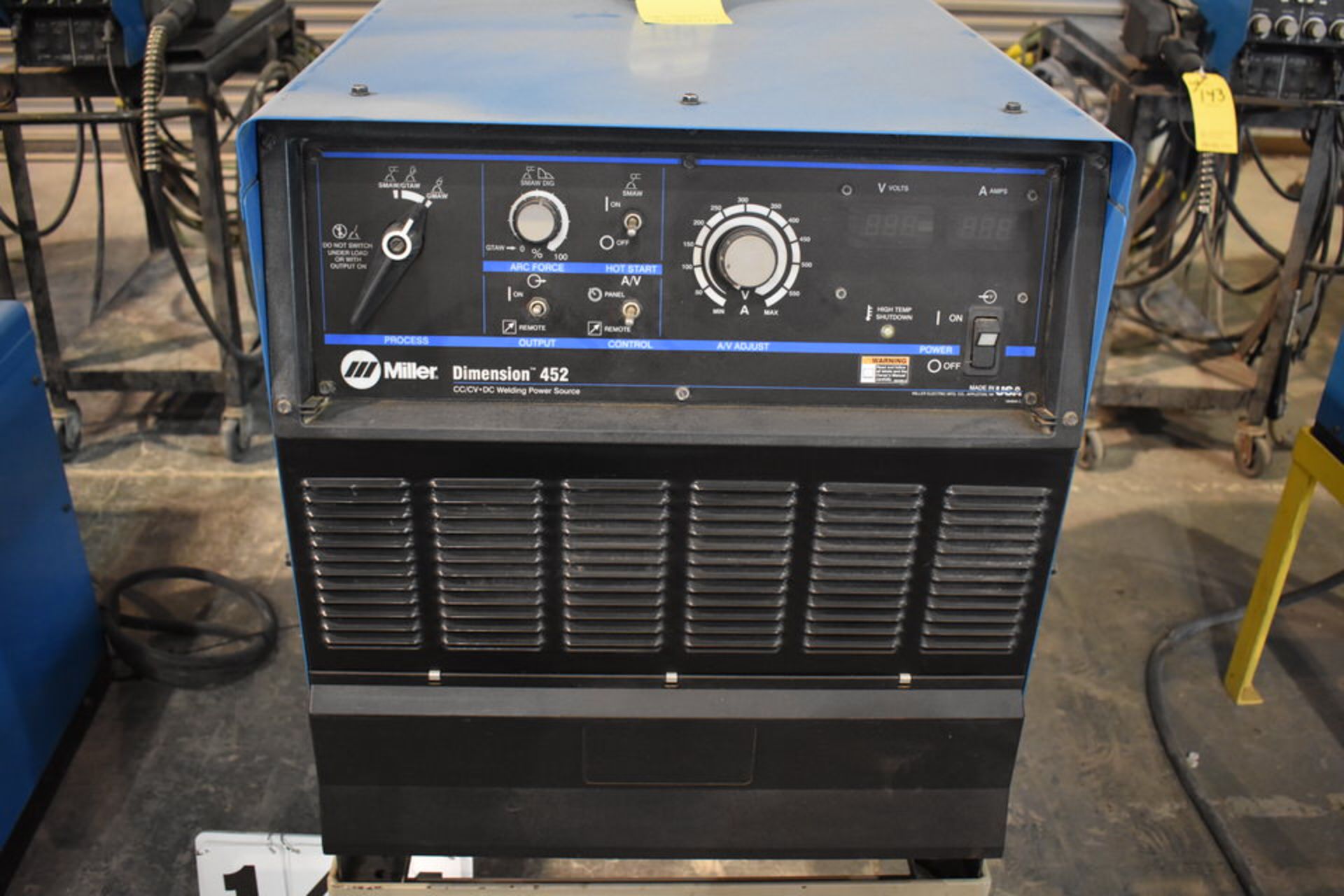 MILLER DIMENSION 452 CC-CV-DC WELDING POWER SOURCE - Image 2 of 3