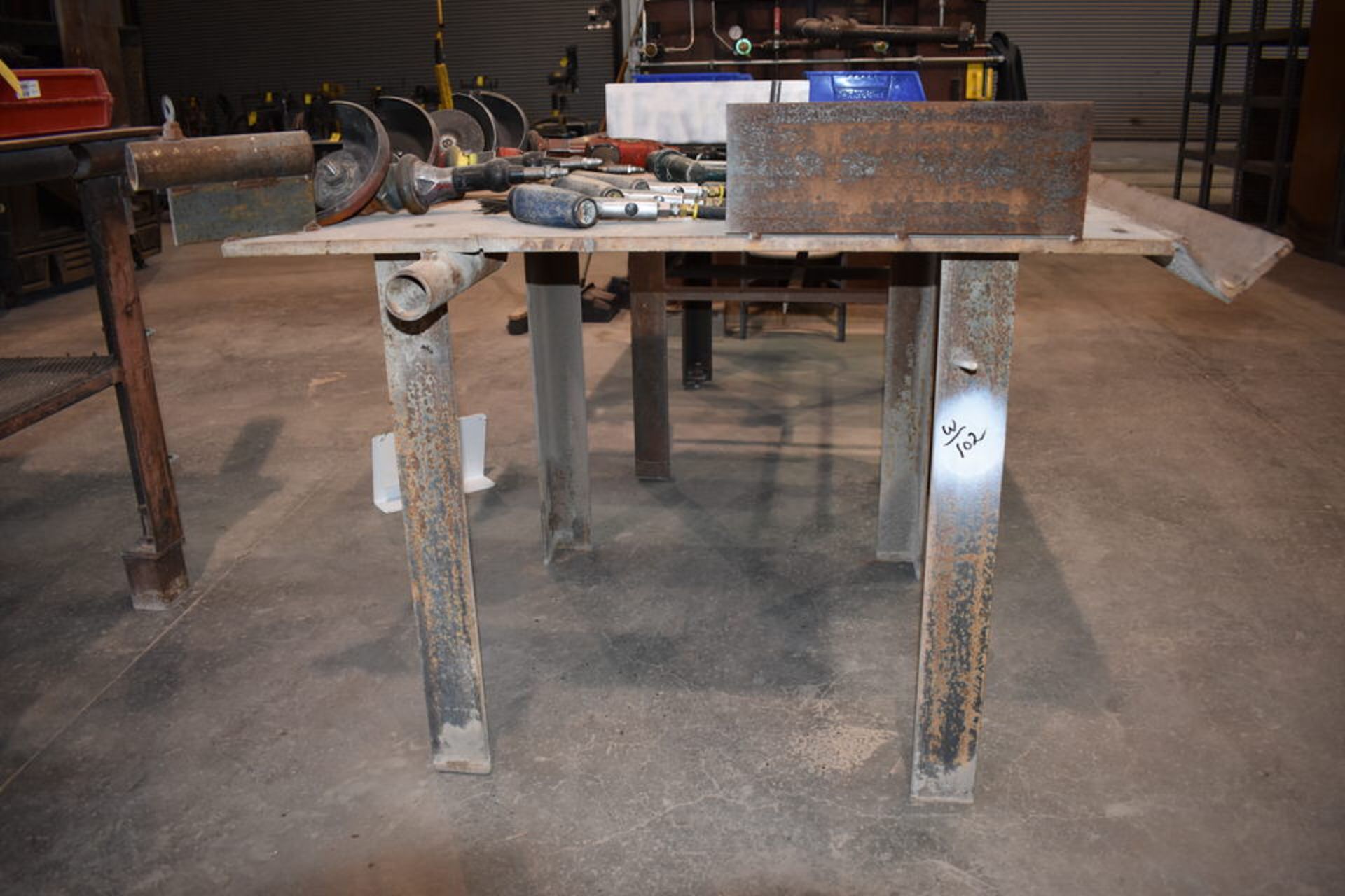 (3) APPROX 4' X 4' WELDING TABLES - Image 3 of 4