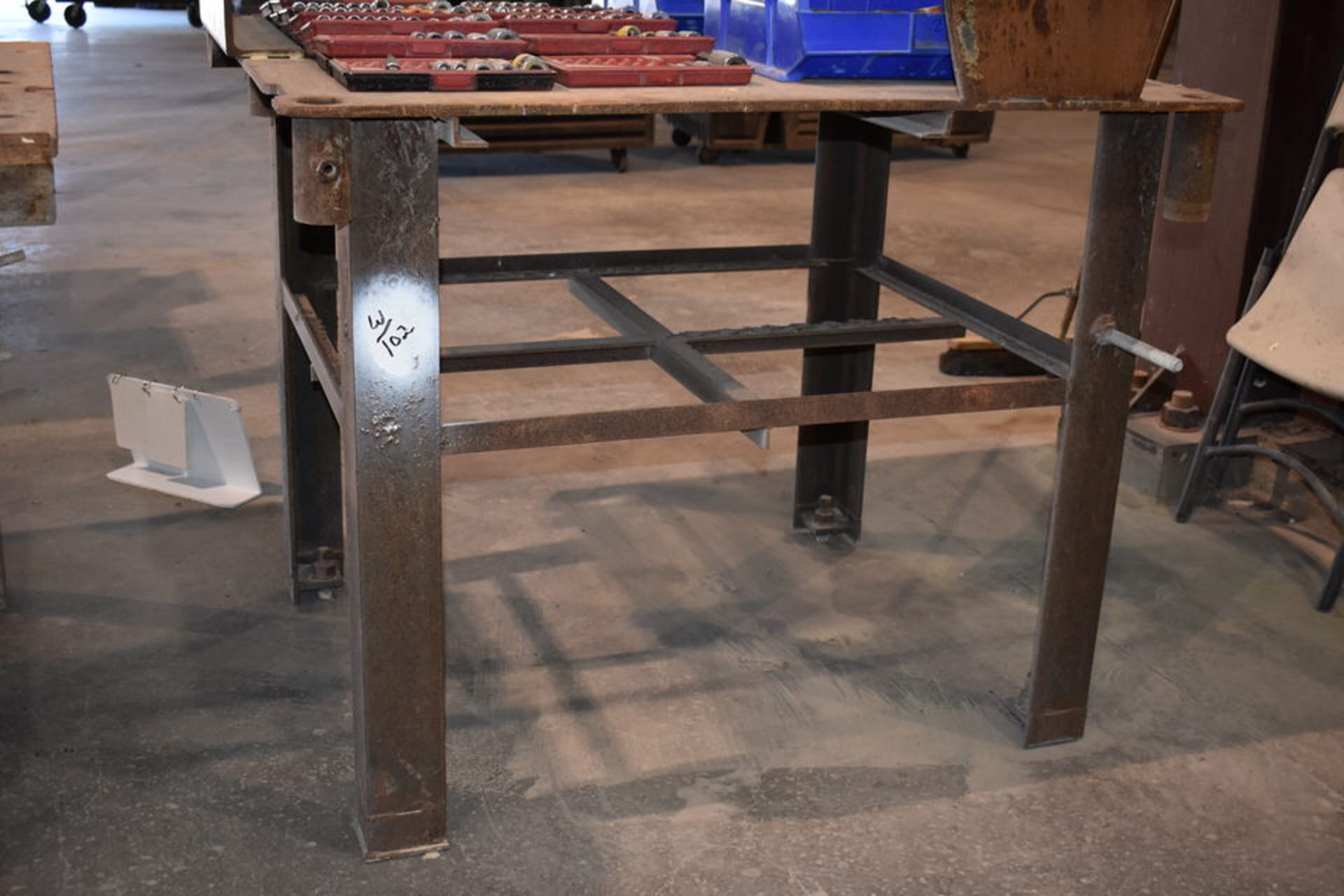 (3) APPROX 4' X 4' WELDING TABLES - Image 4 of 4