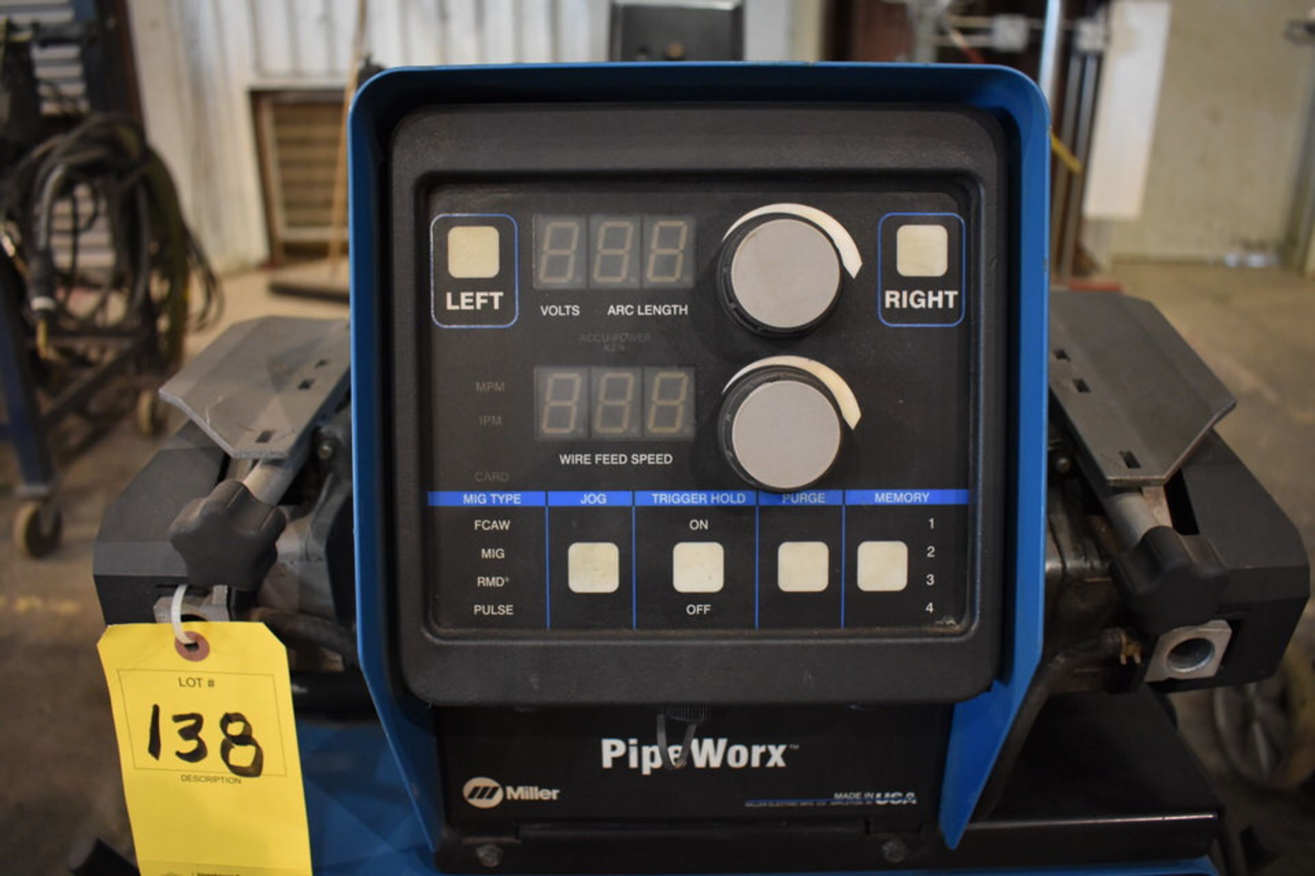 MILLER PIPEWORX 400 MIG WELDER - Image 3 of 4