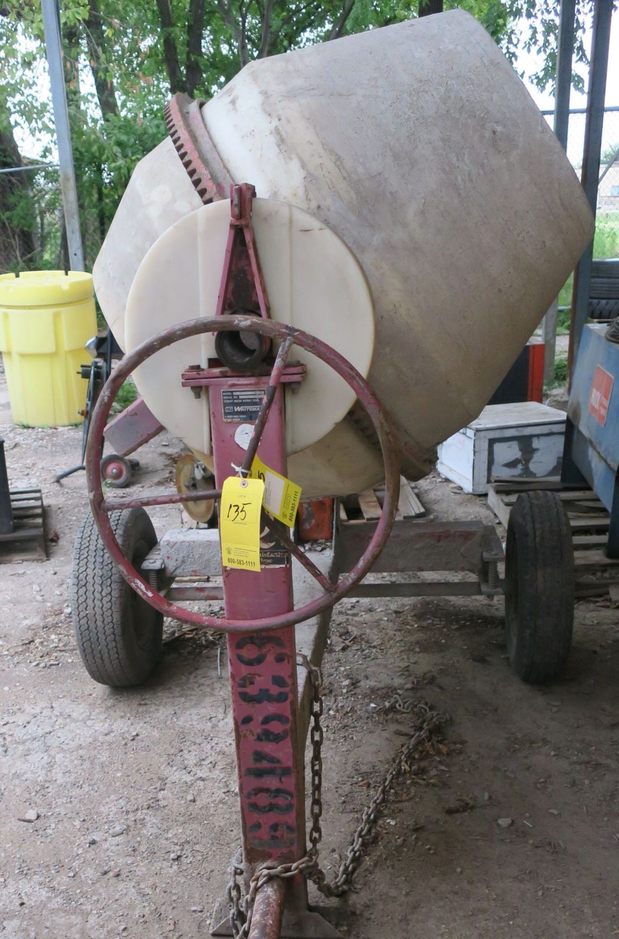 Gas Powered Mobile Cement Mixer