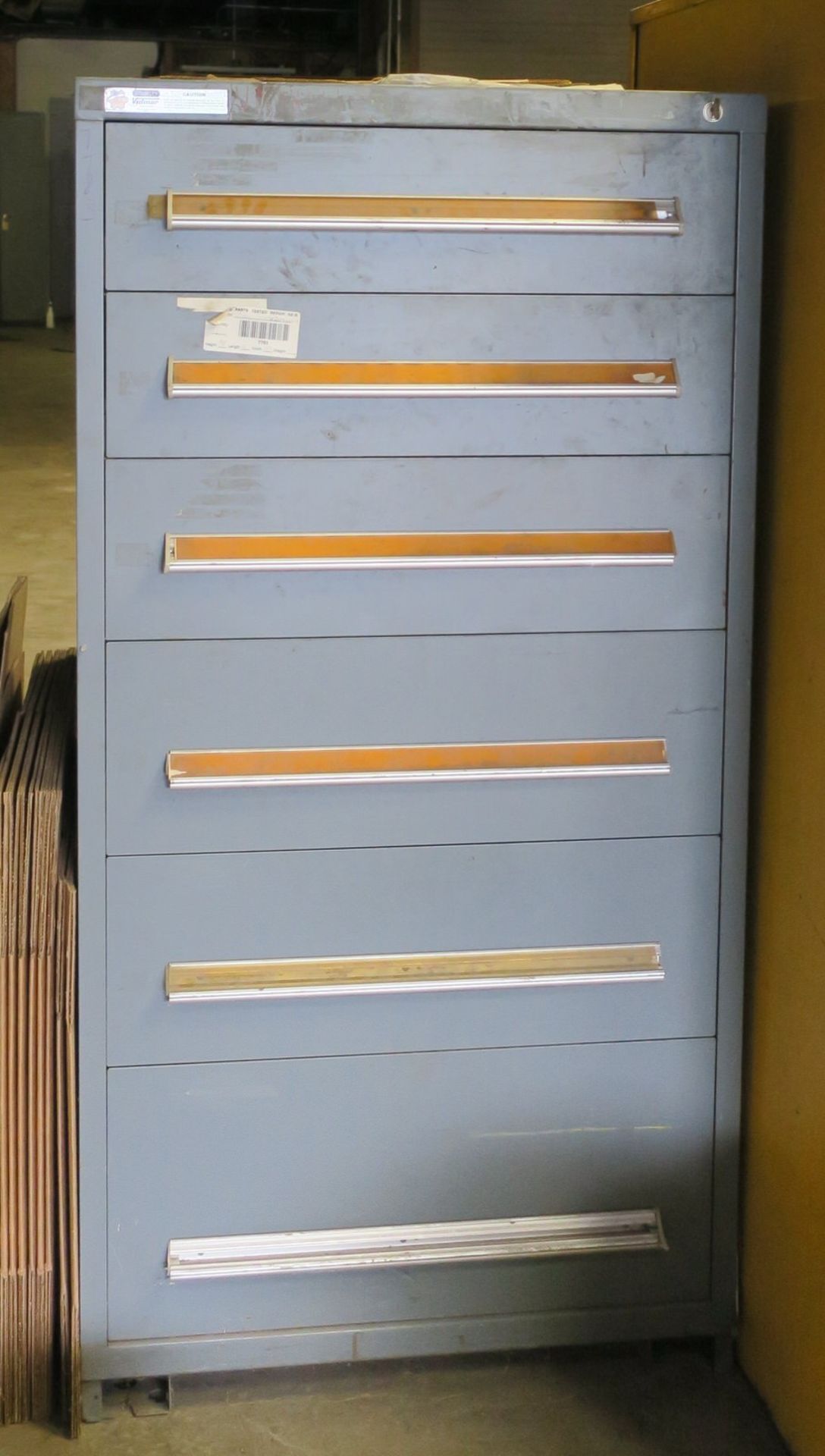 Stanley Vidmar Heavy Duty 6-Drawer Tool Cabinet (No Contents)