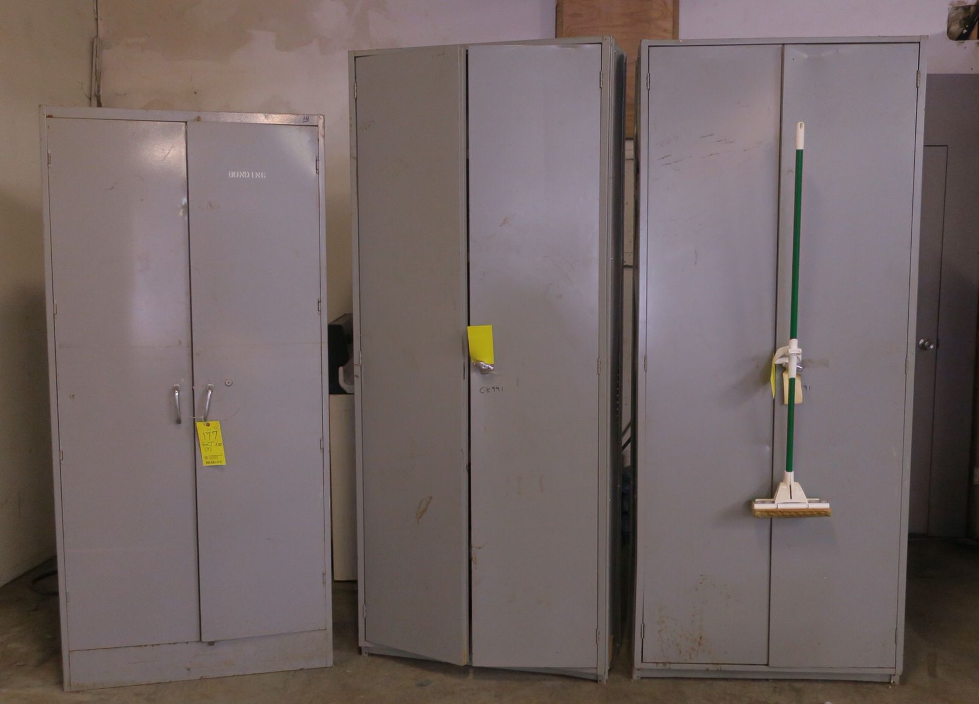 Steel Storage Cabinets with Doors 87 in x 38 in x 15 in