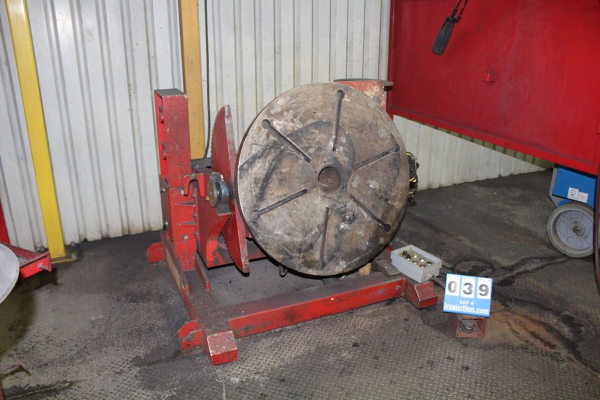 WELDWIRE WELDING POSITIONER, MDL: PT-25-12, 8,000 LB CAP