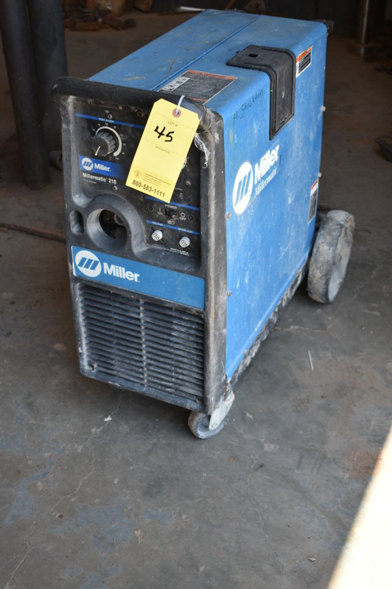 MILLER MATIC 210 WIRE WEDLER, NO LEADS