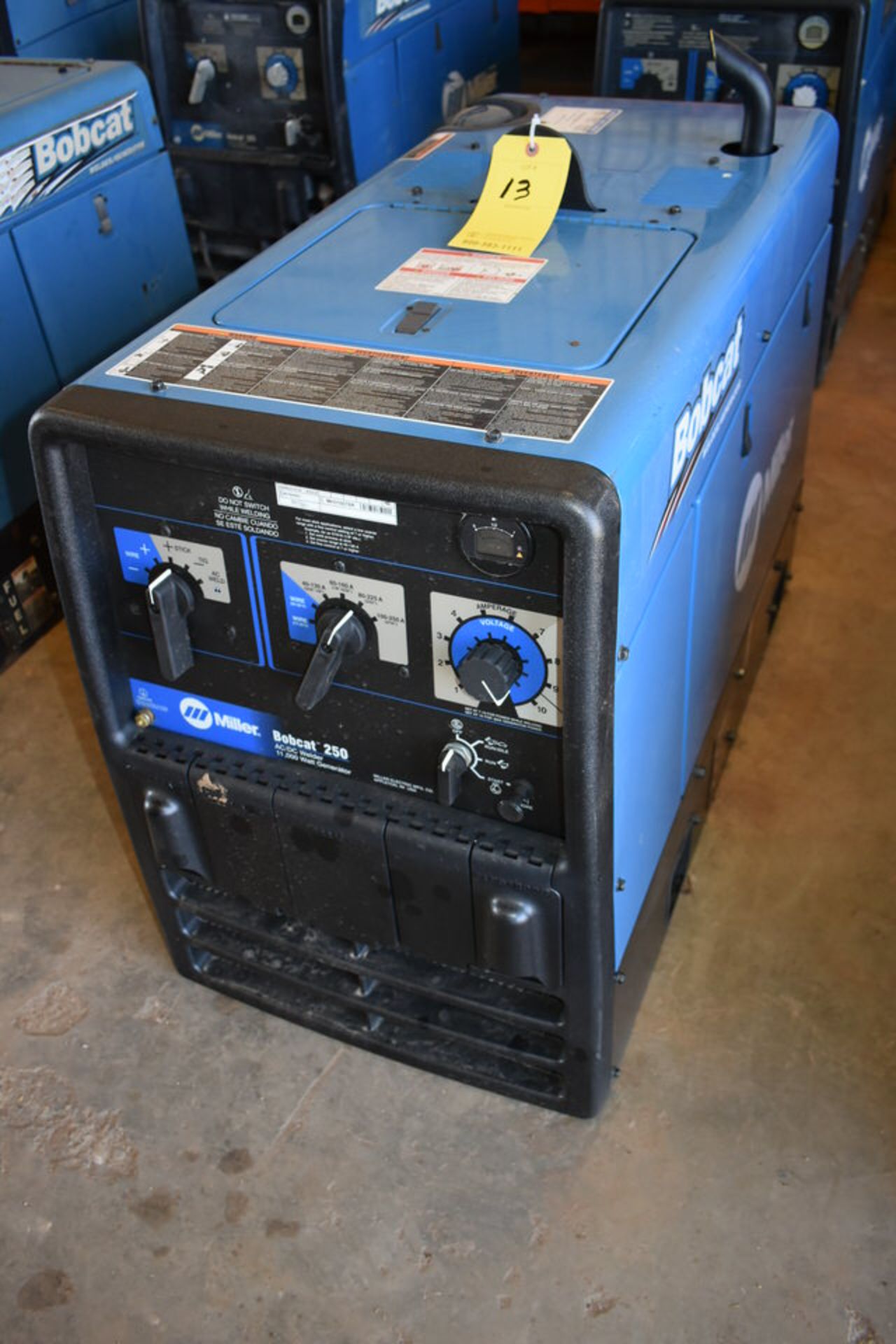 MILLER BOBCAT 250 AC/DC GAS WELDER, NO LEADS