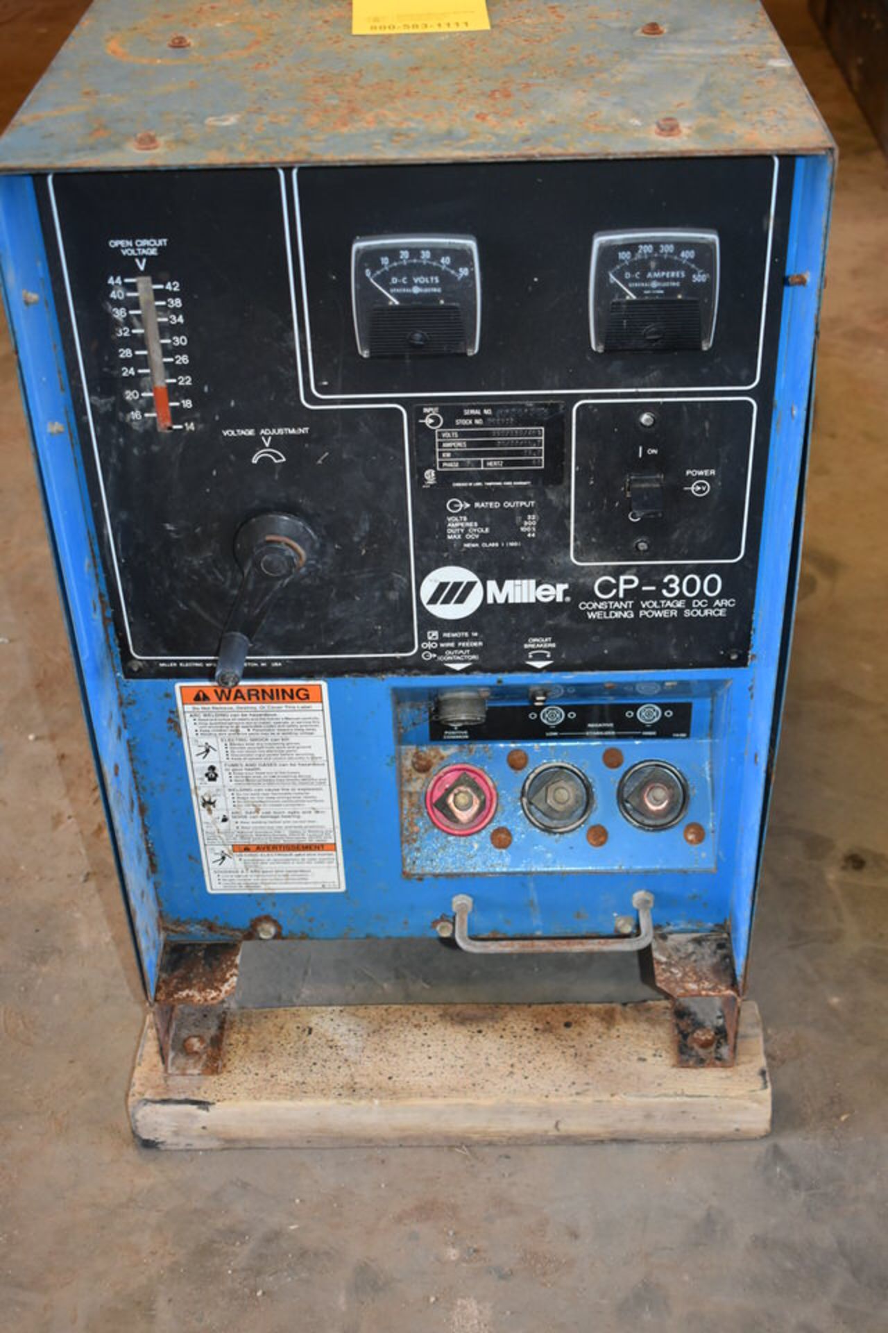 MILLER CP300 WELDING POWER SOURCE, NO LEADS - Image 2 of 2