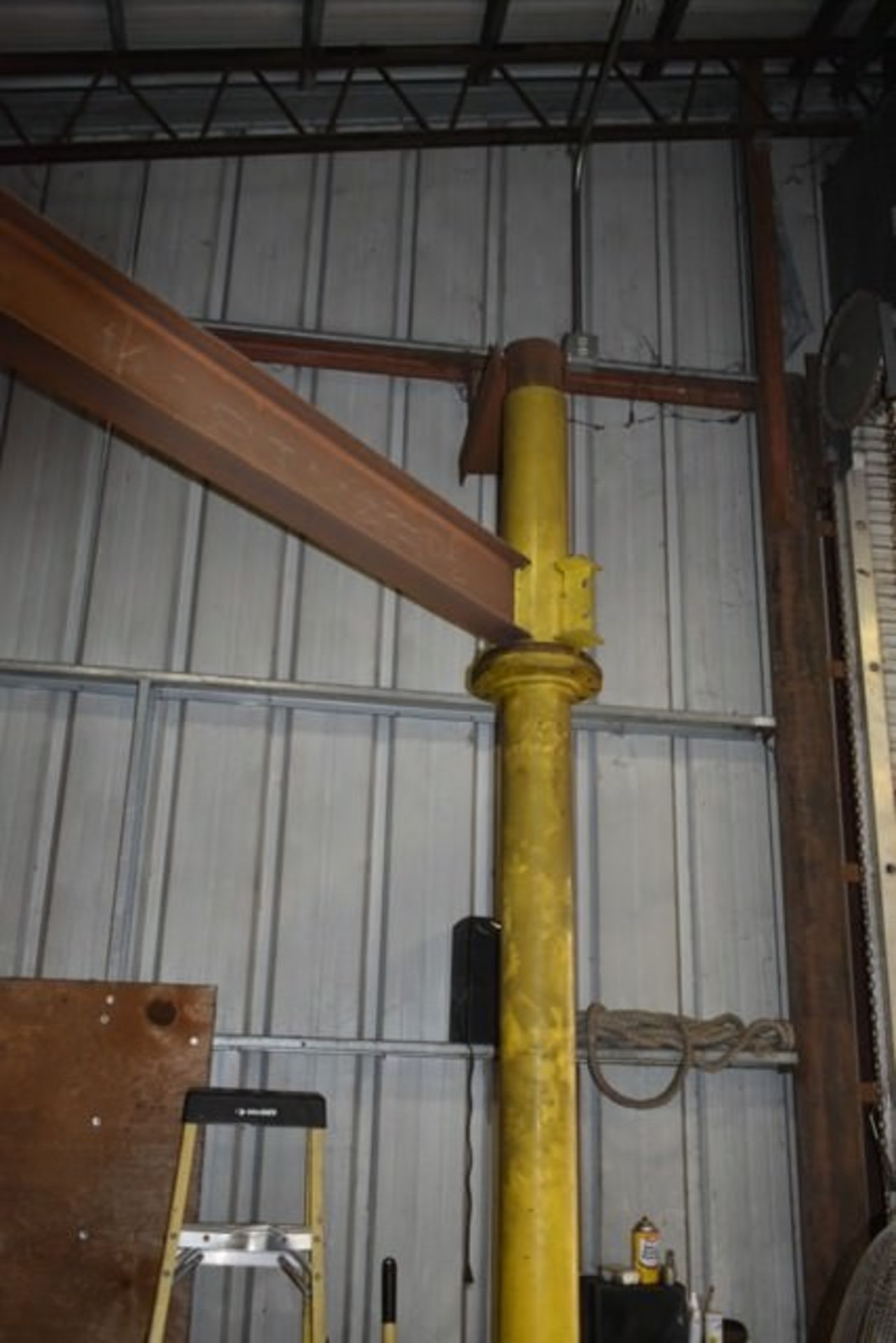 WALKING JIB CRANE, 15' X 10' HT, NO HOIST - Image 4 of 5