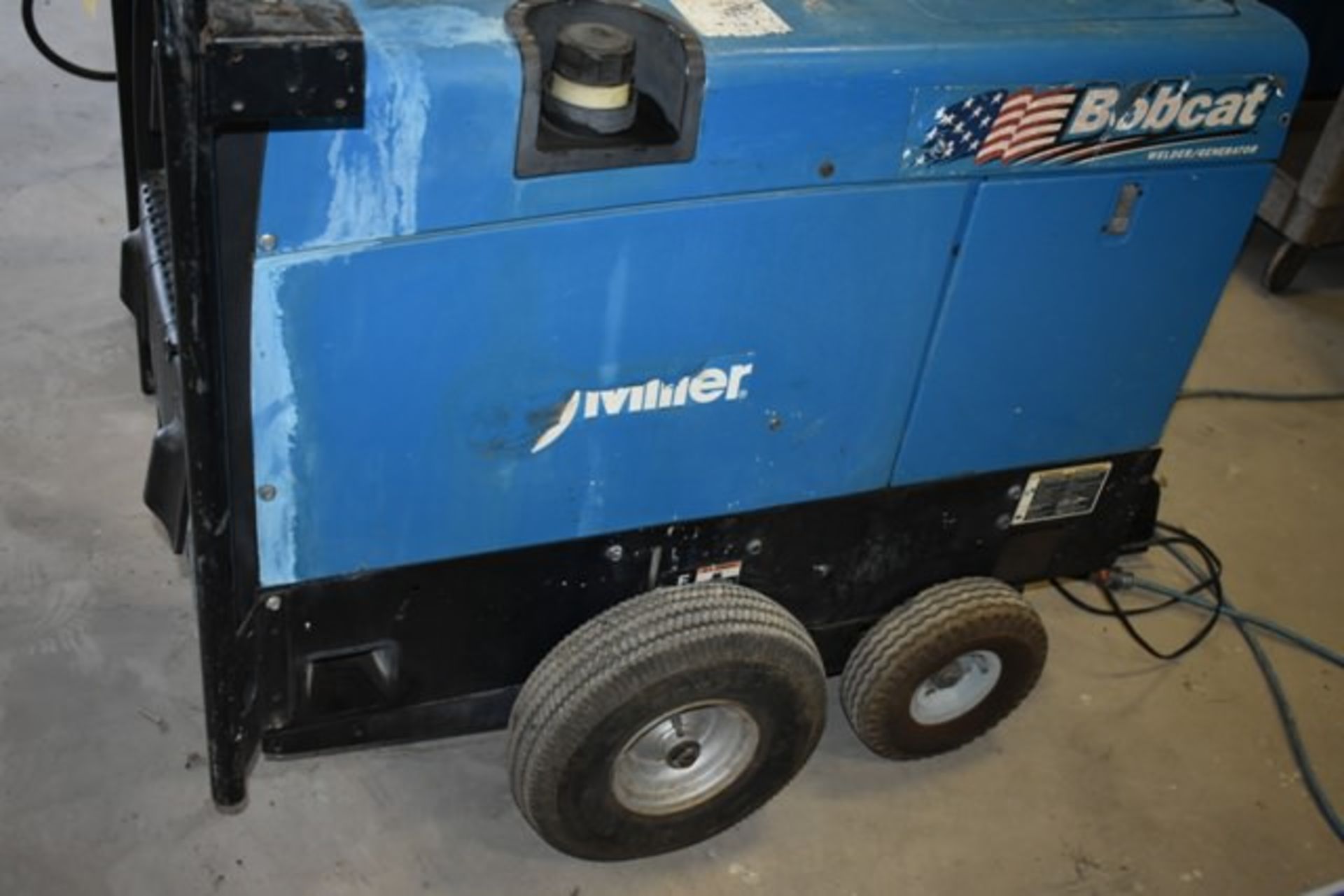 MILLER BOBCAT 250 WELDER/ GENERATOR, CC/CV AC/DC, 10,500 WATTS, GAS ENGINE - Image 3 of 3