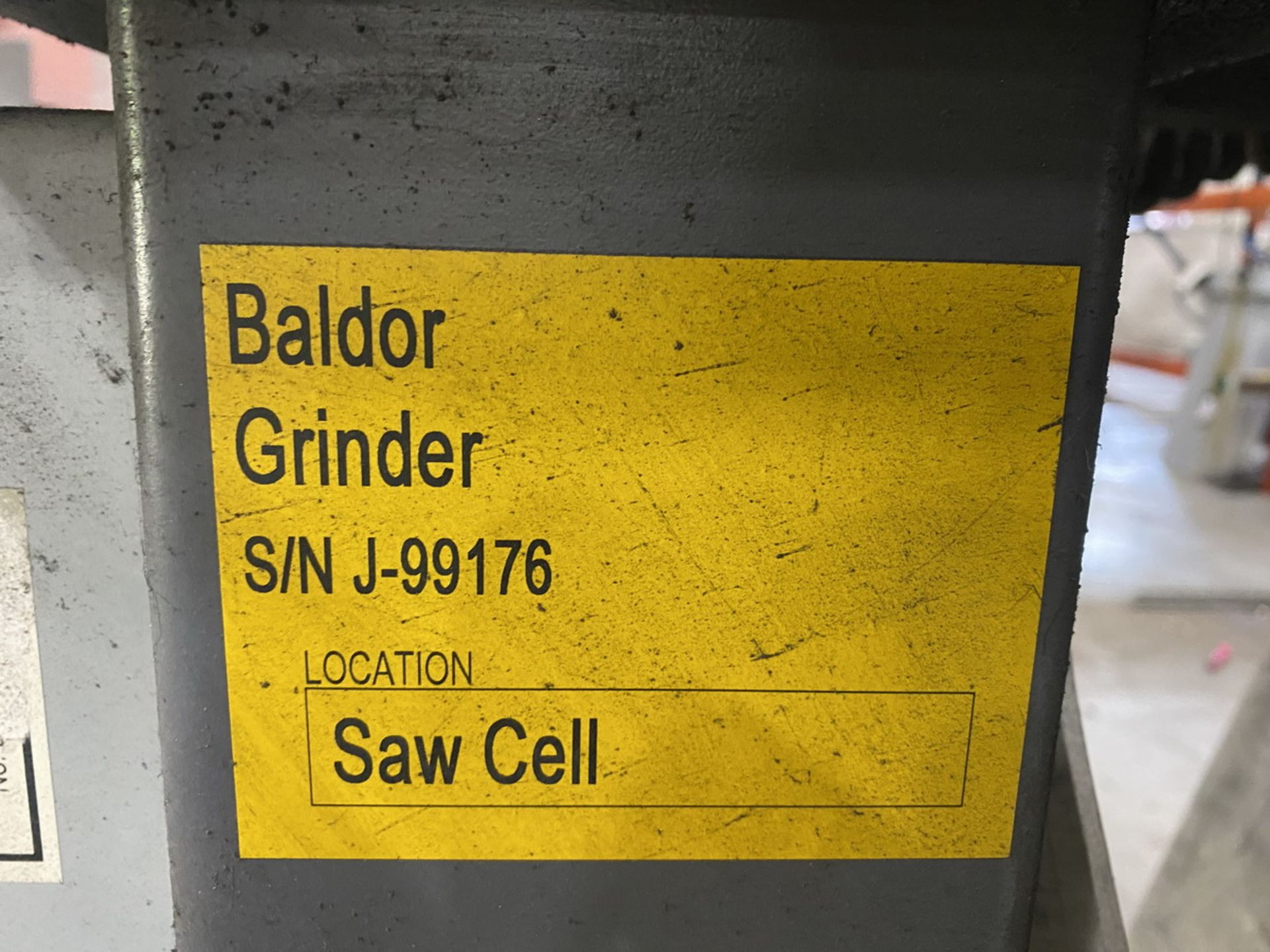 Baldor 248-181TD Floor Standing Grinder/Buffer 8'' Grinding Wheel 1'' x 42'' Belt, 1-1/2 Hp, 115/ - Image 7 of 7