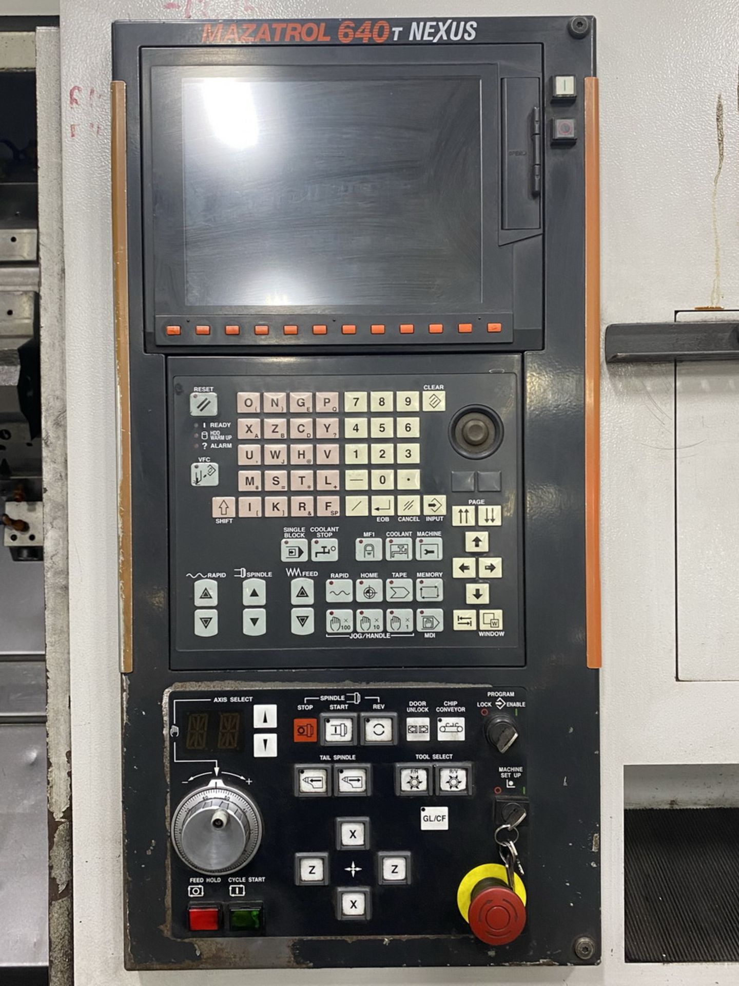 2005 Mazak QTN-250 CNC Lathe 9.05'' X-axis Travel, 22.63'' Z- axis Travel, 24'' Swing 14'' Max - Image 8 of 11