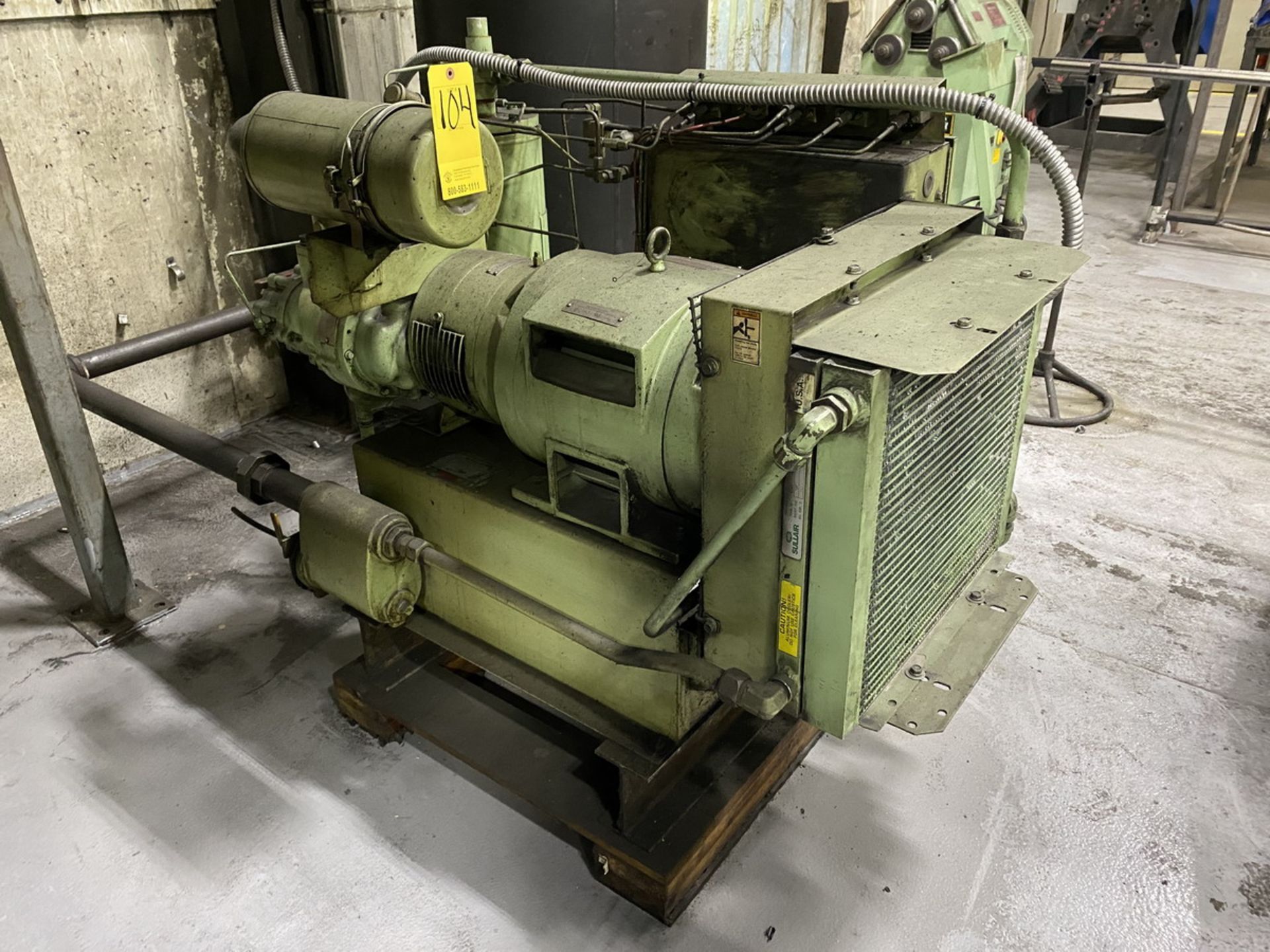 Sullair LS-10 Air Compressor Max Pressure 115/125 PSIG. 40 HP (Late Pickup Item)