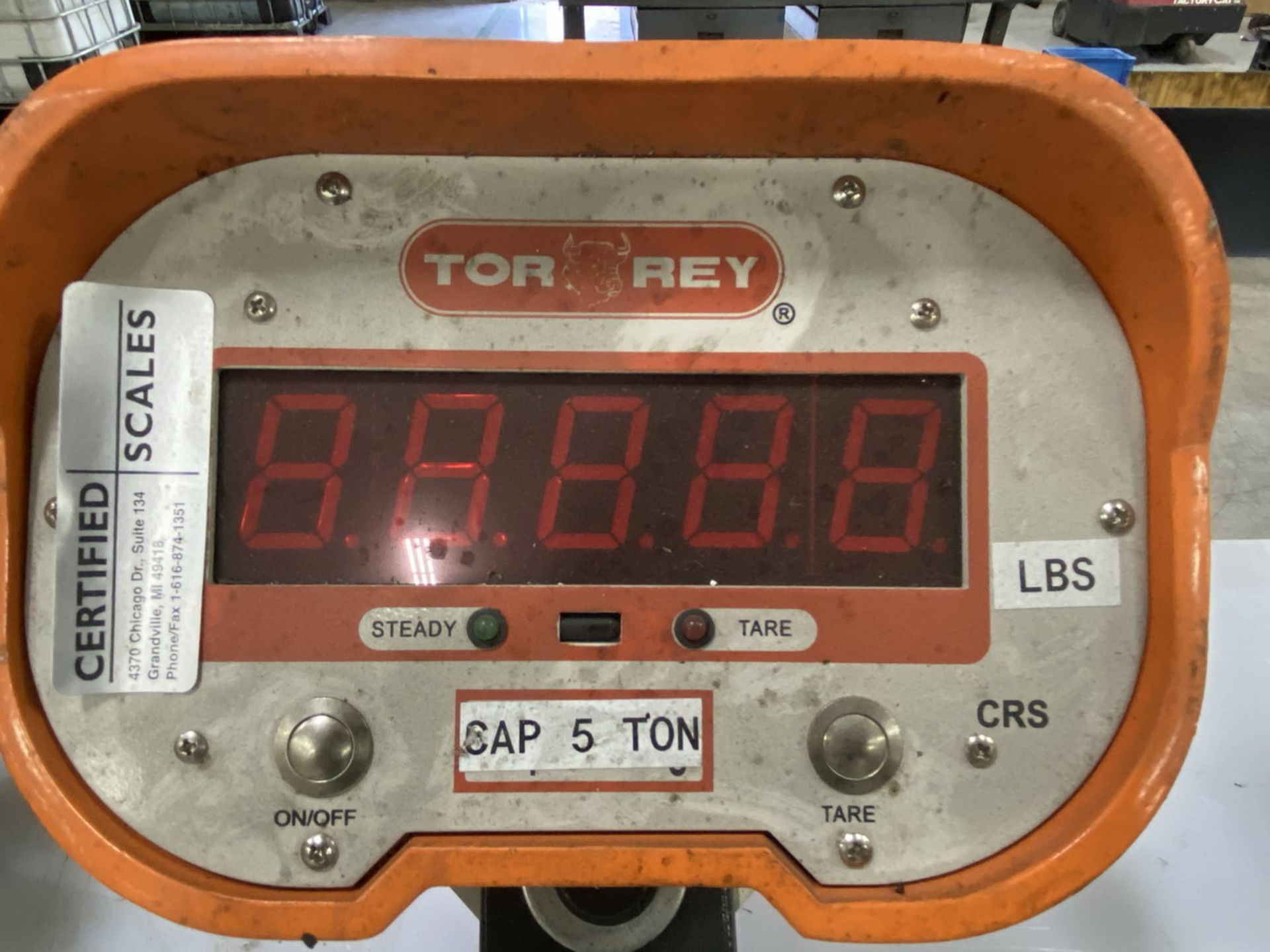 Torrey MSW 5-Ton Capacity Digital Crane Scale - Image 3 of 5