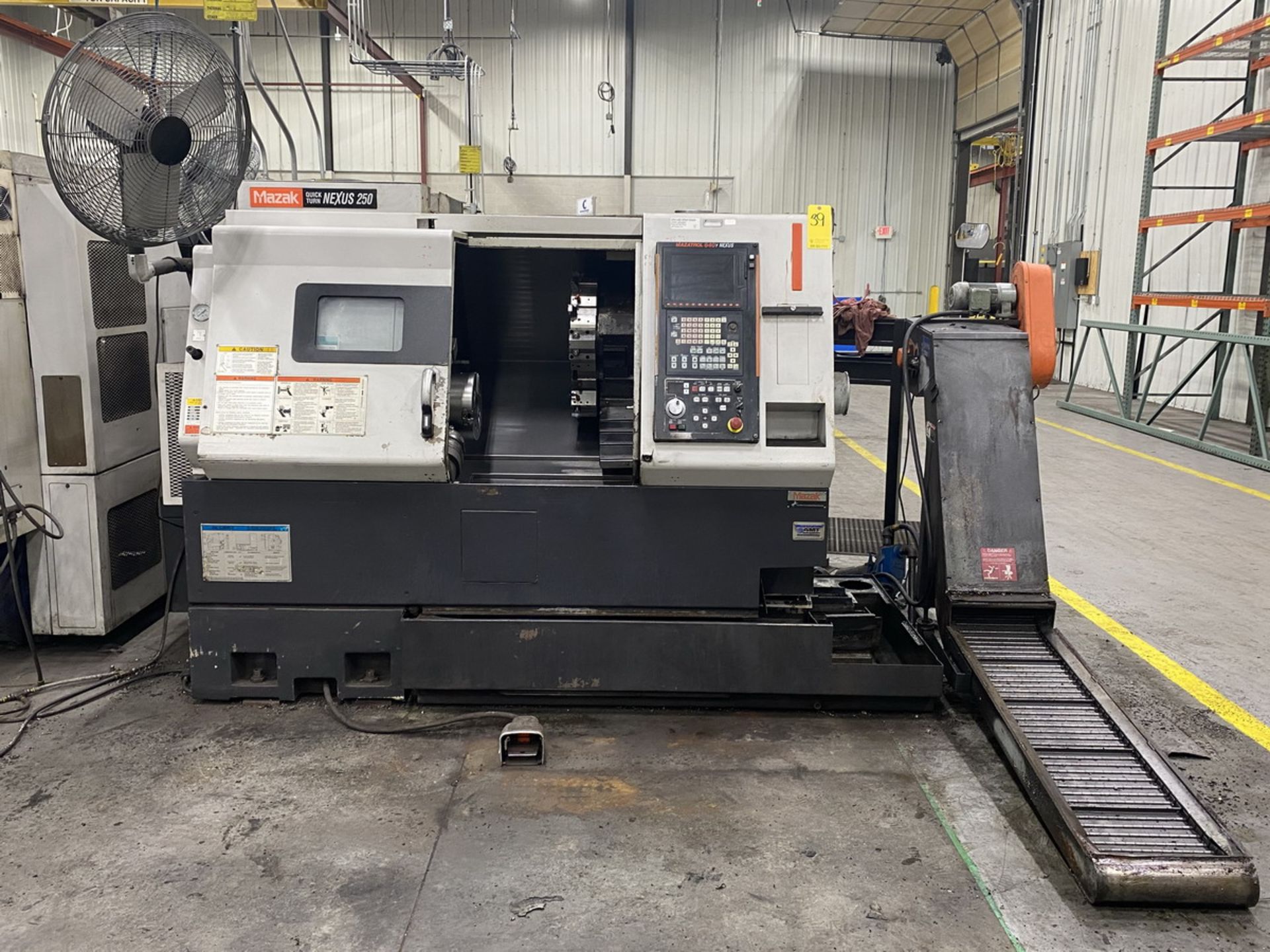 2005 Mazak QTN-250 CNC Lathe 9.05'' X-axis Travel, 22.63'' Z- axis Travel, 24'' Swing 14'' Max