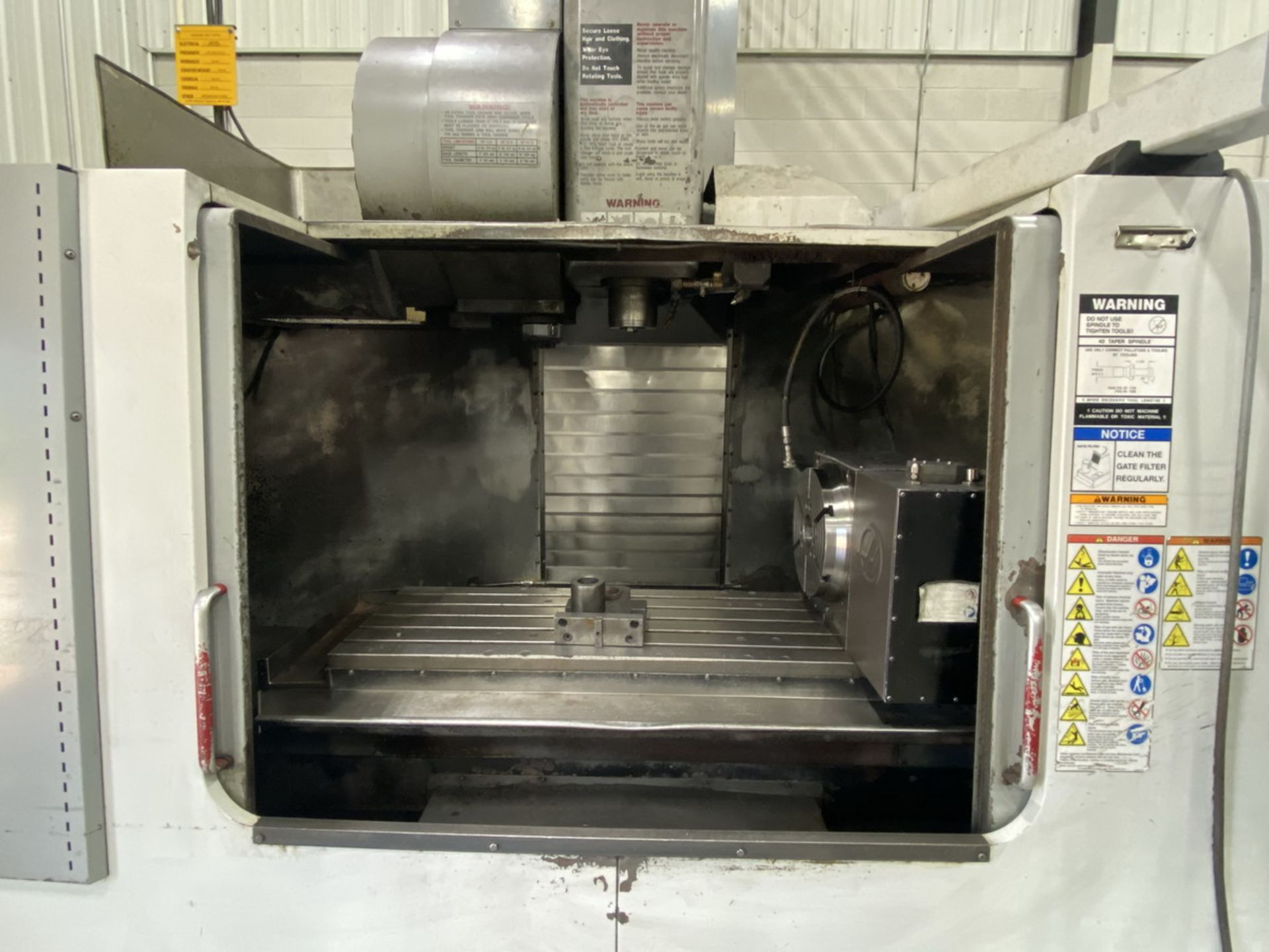 2004 HAAS VF-4B 4-Axis CNC Vertical Machining Center (X-Axis Travel 50"), (Y-Axis Travel 20"), (Z- - Image 5 of 15