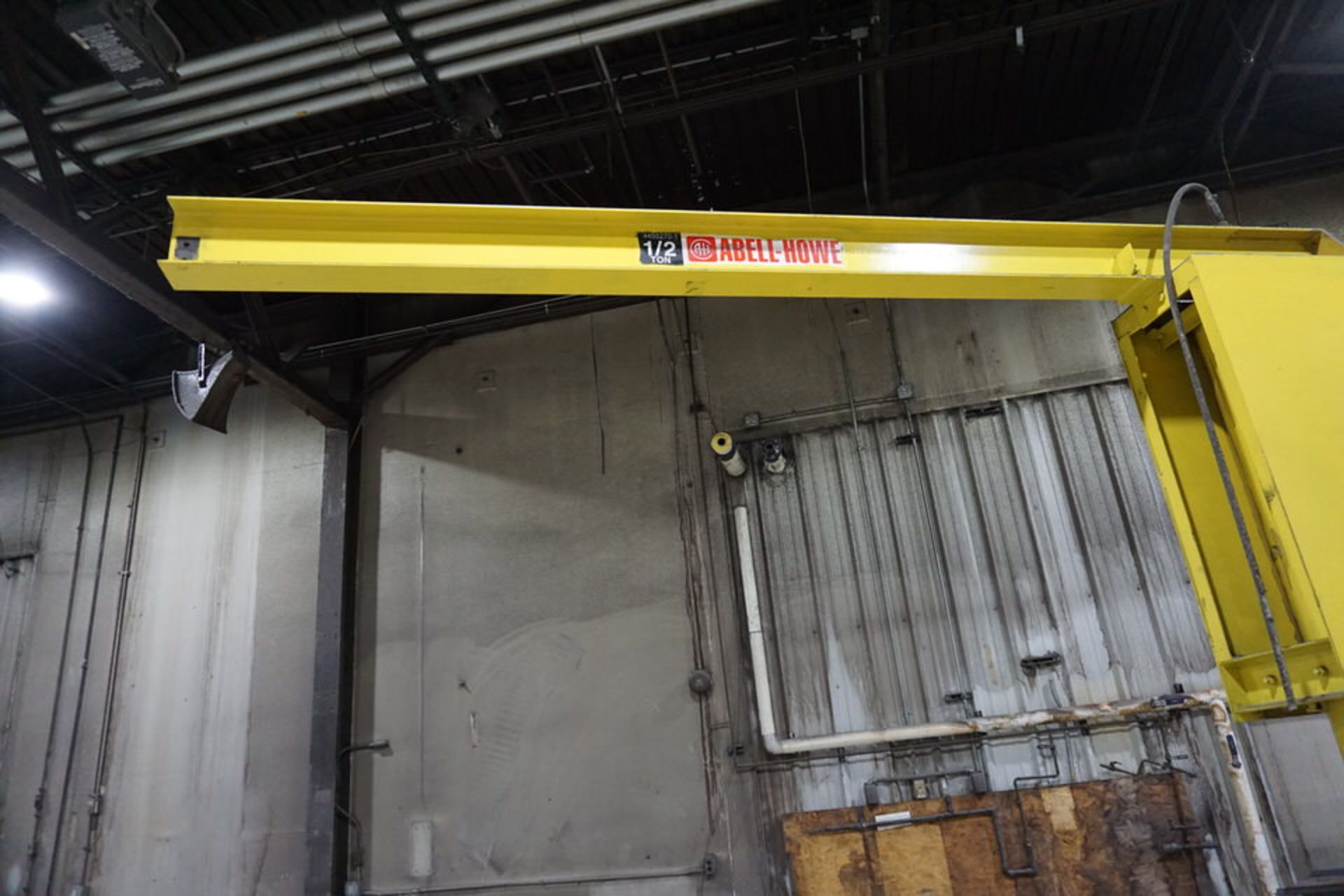 CABELL - HOWE JIB CRANE, 1/2 TON CAP, NO HOIST, APPROX 12' ARM, 10 1/2' TALL - Image 3 of 3