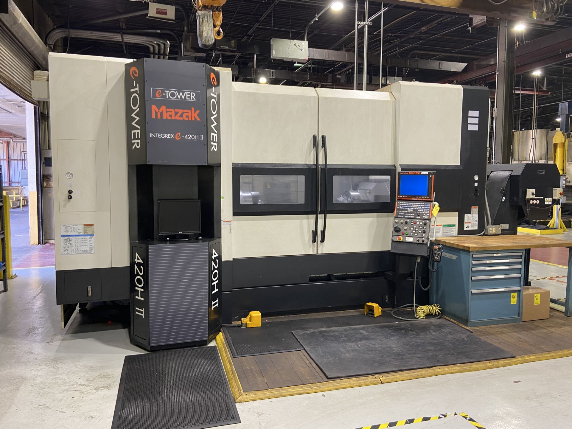 2008 MAZAK INTEGREX E-420 H II E TOWER CNC LATHE W/ MAZATROL MATRIX WC 2500 CTRL