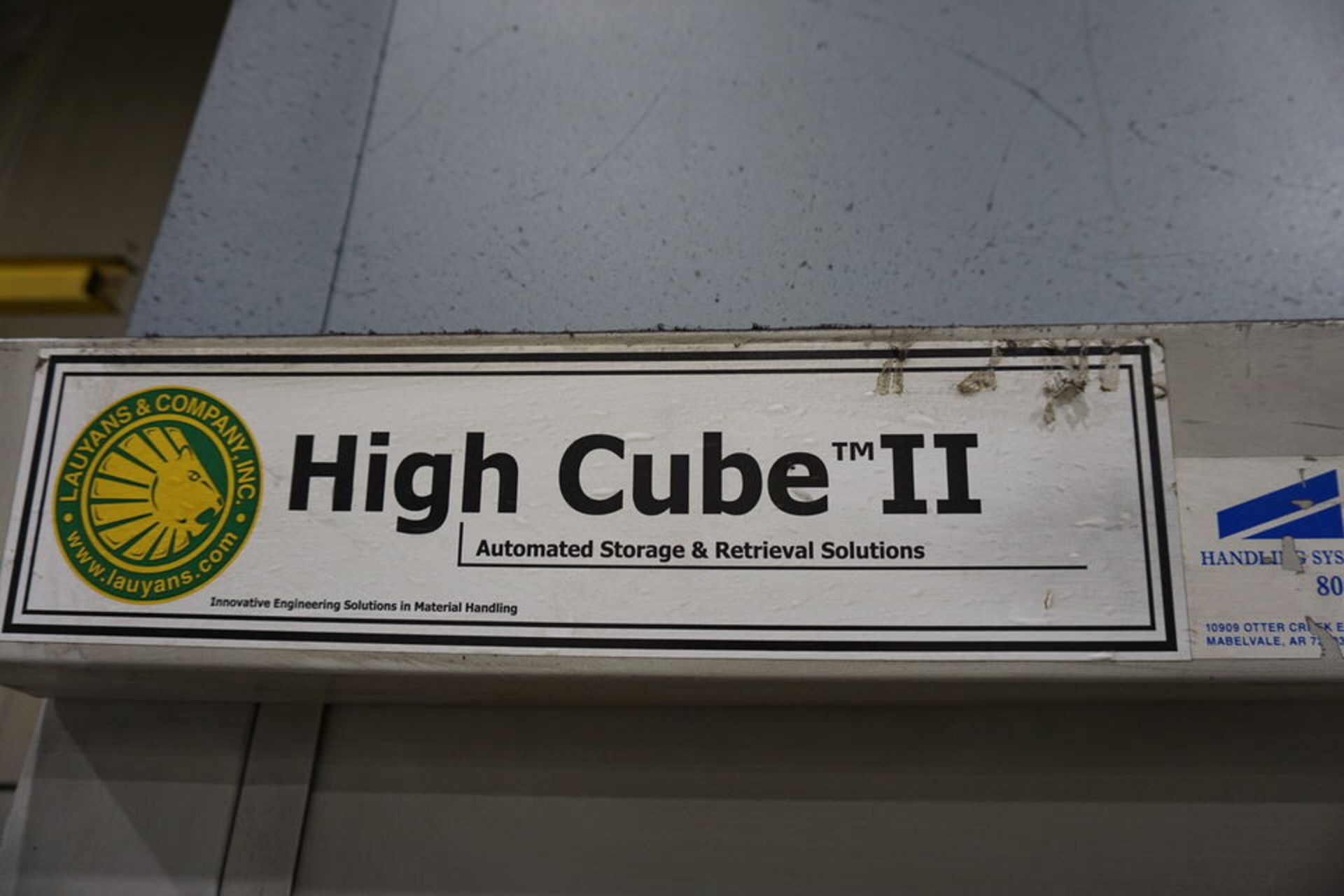 HIGH CUBE II AUTOMATIC STORAGE & RETRIEVAL SYSTEM, DIMS: 69" W X 98" D X 176"H - Image 2 of 5