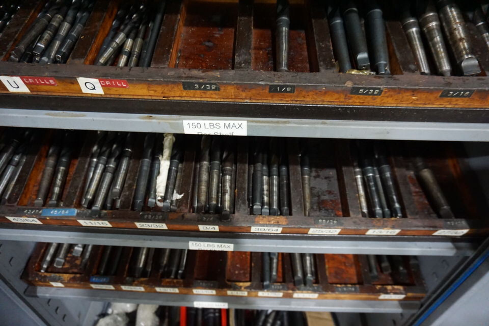 (2) STORAGE CABINETS W/ CONT, END MILLS, DRILLS - Image 3 of 6